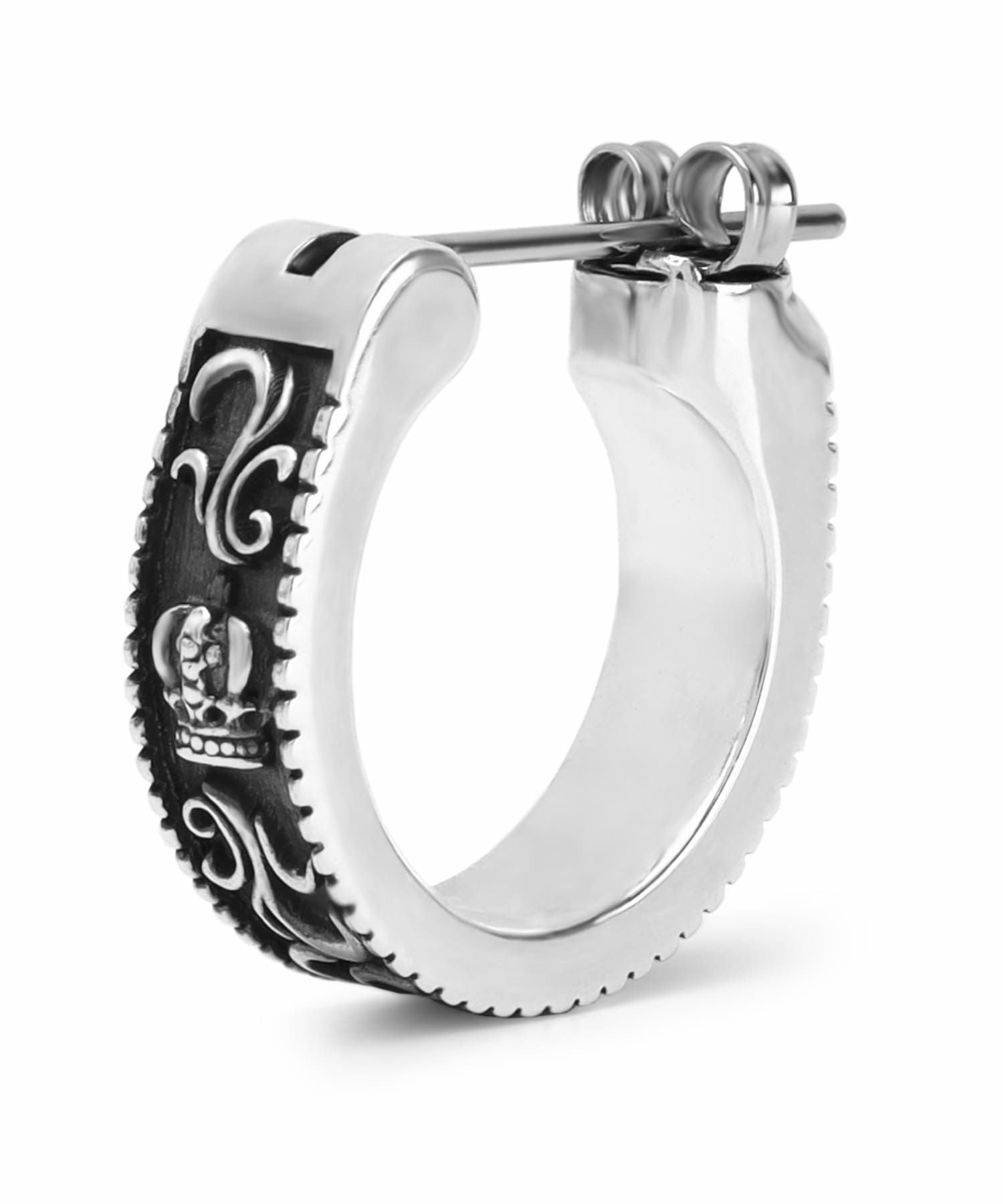 HOWL”クロッシングピアス（スパイクドドロップ）/シルバー925 | LION