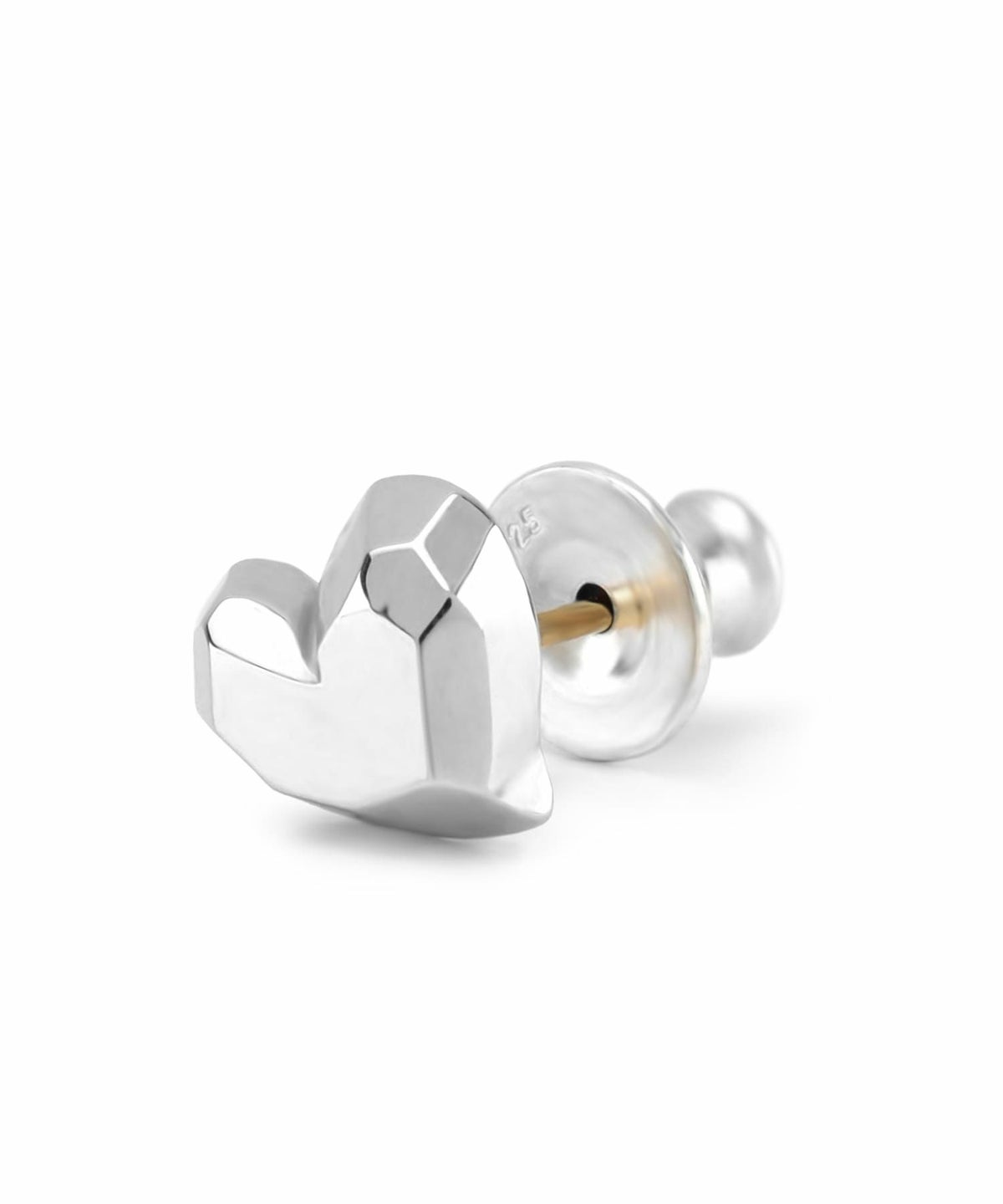 スタッズピアス/フラグメントハート/シルバー925 | LION HEART STORE 