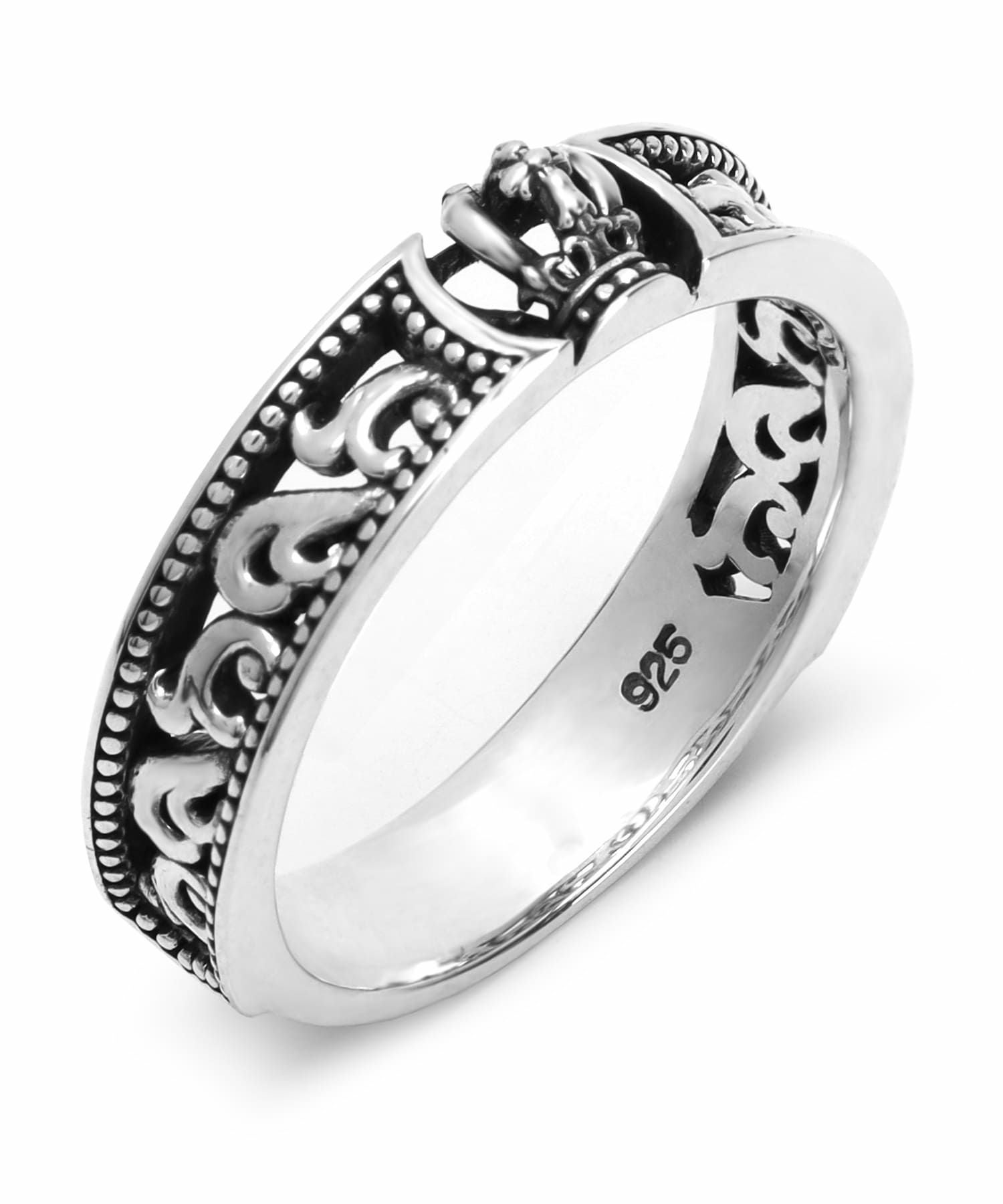 HOWL”アラベスククラウンリング/シルバー925 | LION HEART STORE