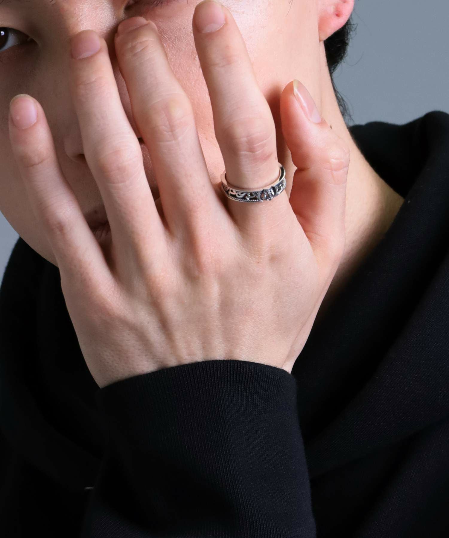 HOWL”アラベスククラウンリング/シルバー925 | LION HEART STORE