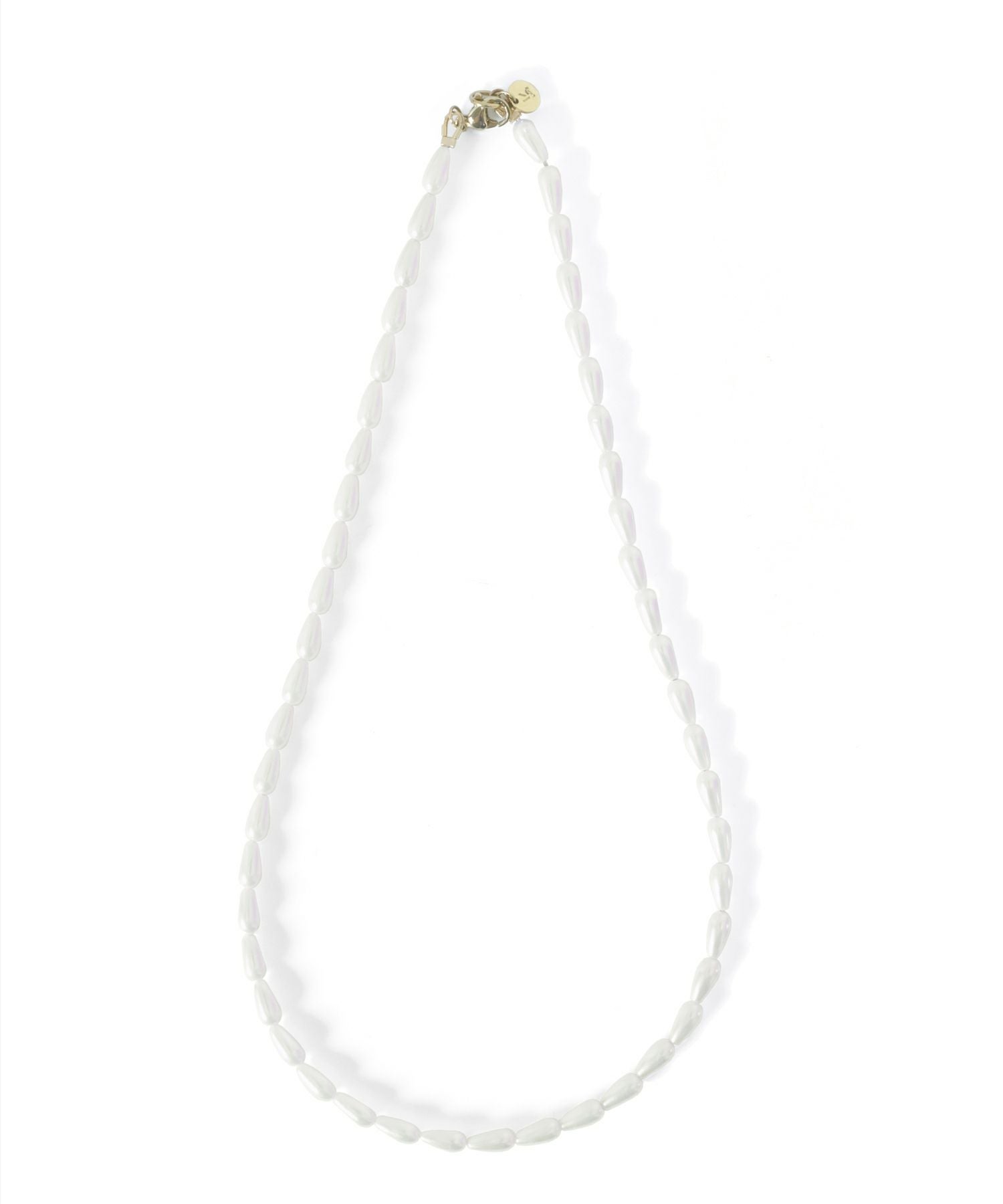 LHME（エルエイチエムイー） > “MELLOW”スモールバロックパールネックレス/ゴールド/サージカルステンレス316L（金属アレルギー対応）