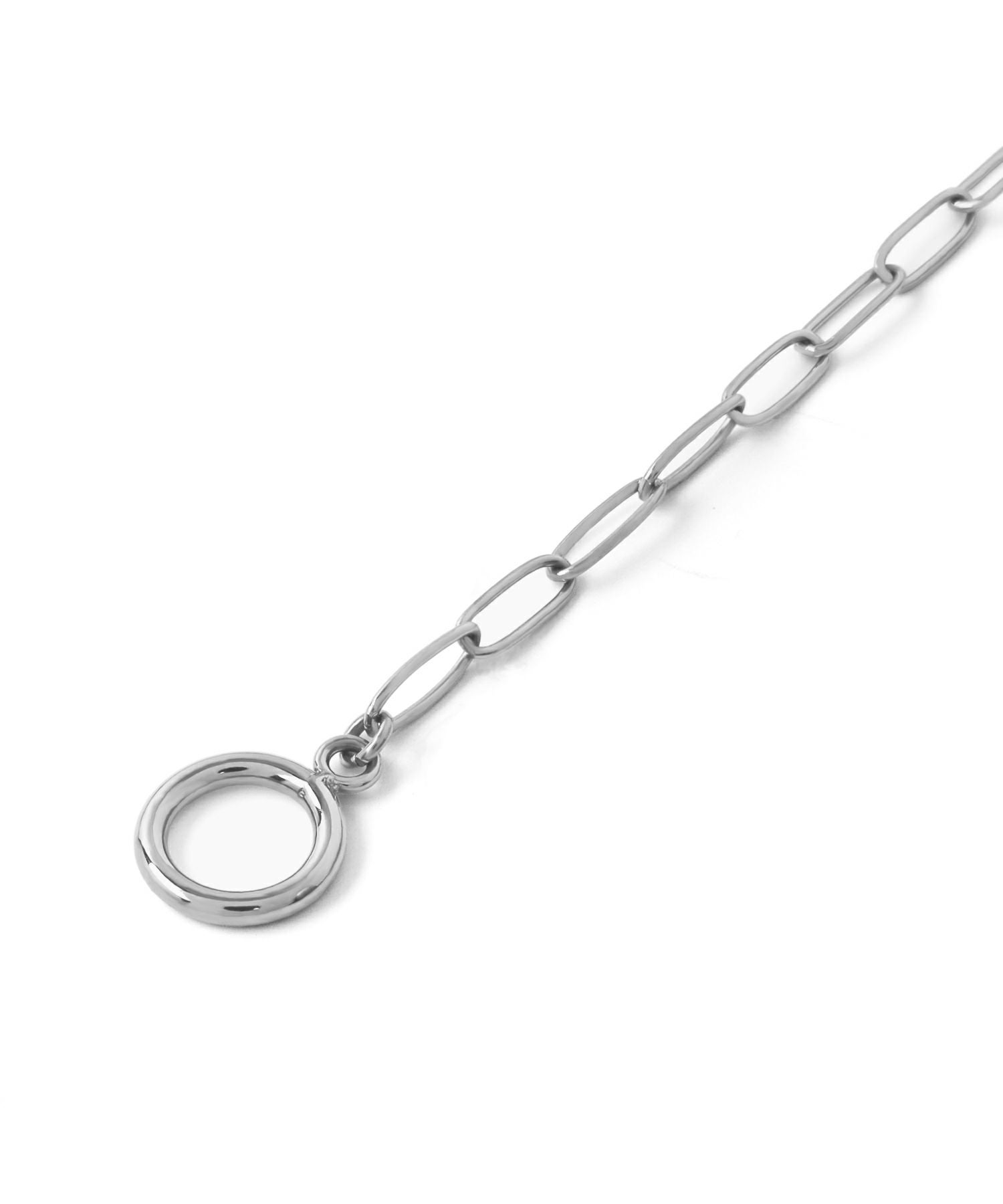 MELLOW”ハーフバロックパールネックレス/シルバー/サージカル