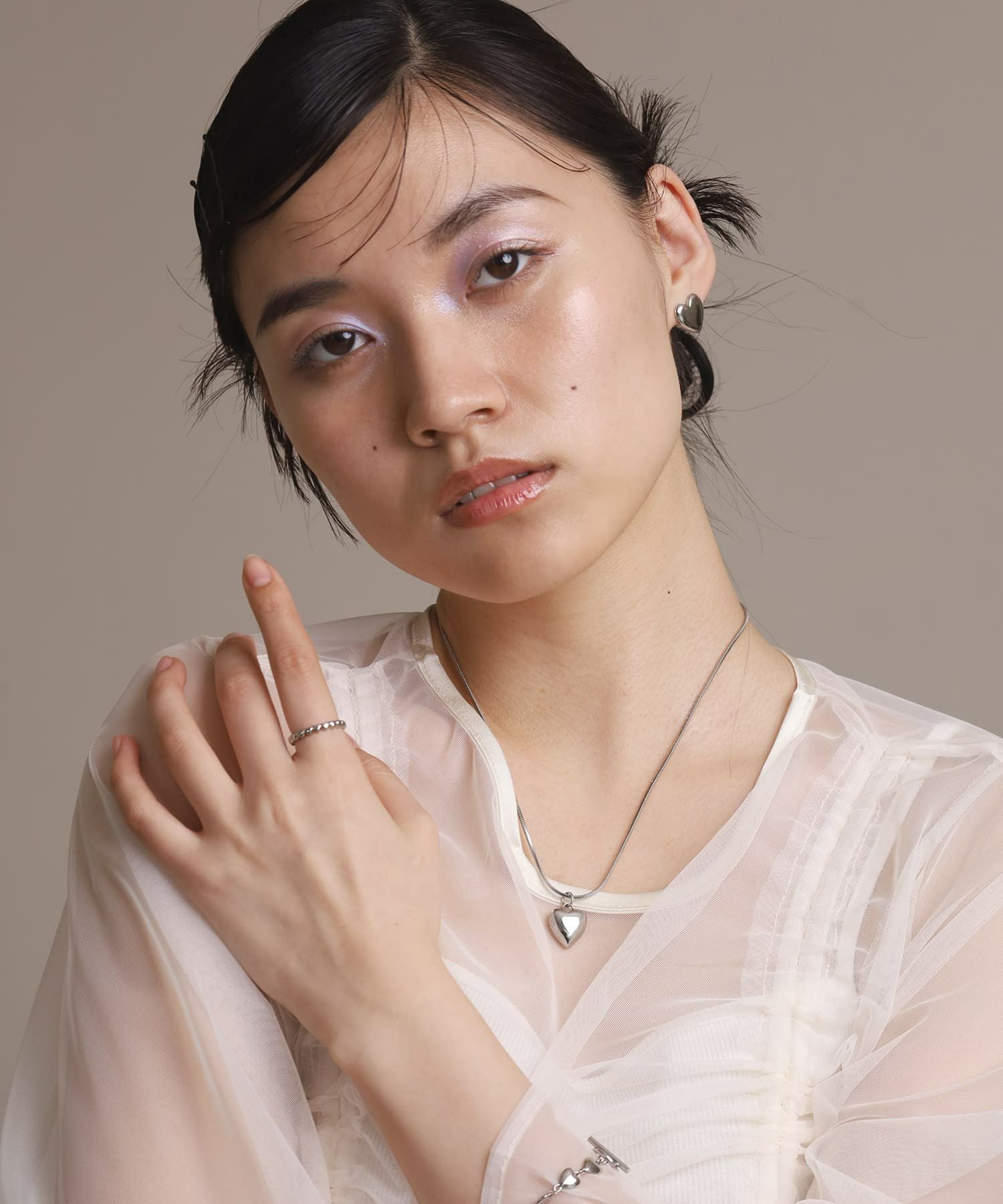 健康アクセサリー Heart Smile 心臓 necklace | suzukiso