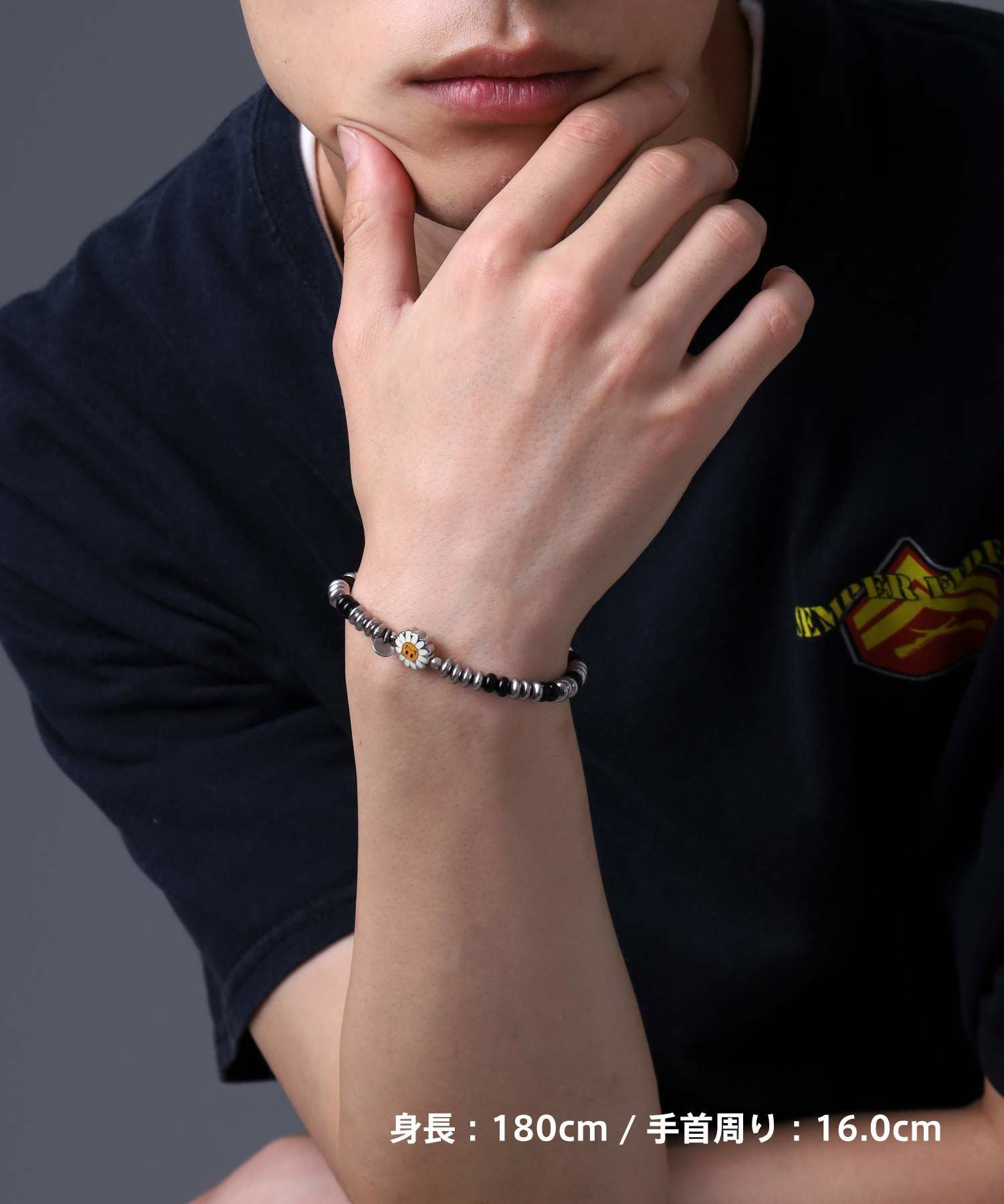  LION HEART × SunKu コラボブレスレット/2024年モデル/TYPE C（オニキス）