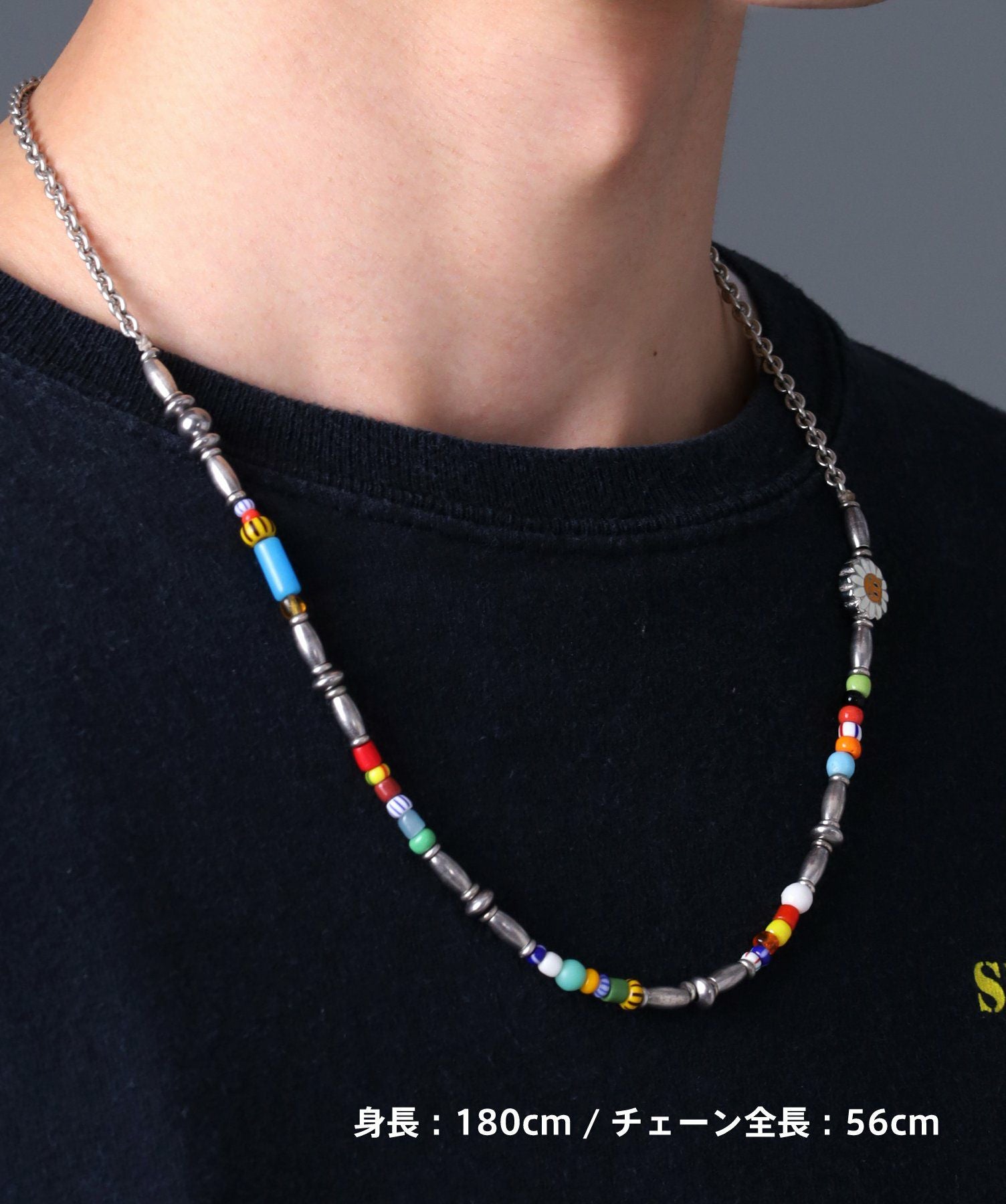 LION HEART × SunKu コラボネックレス/2024年モデル/TYPE A（ガラスビーズ）