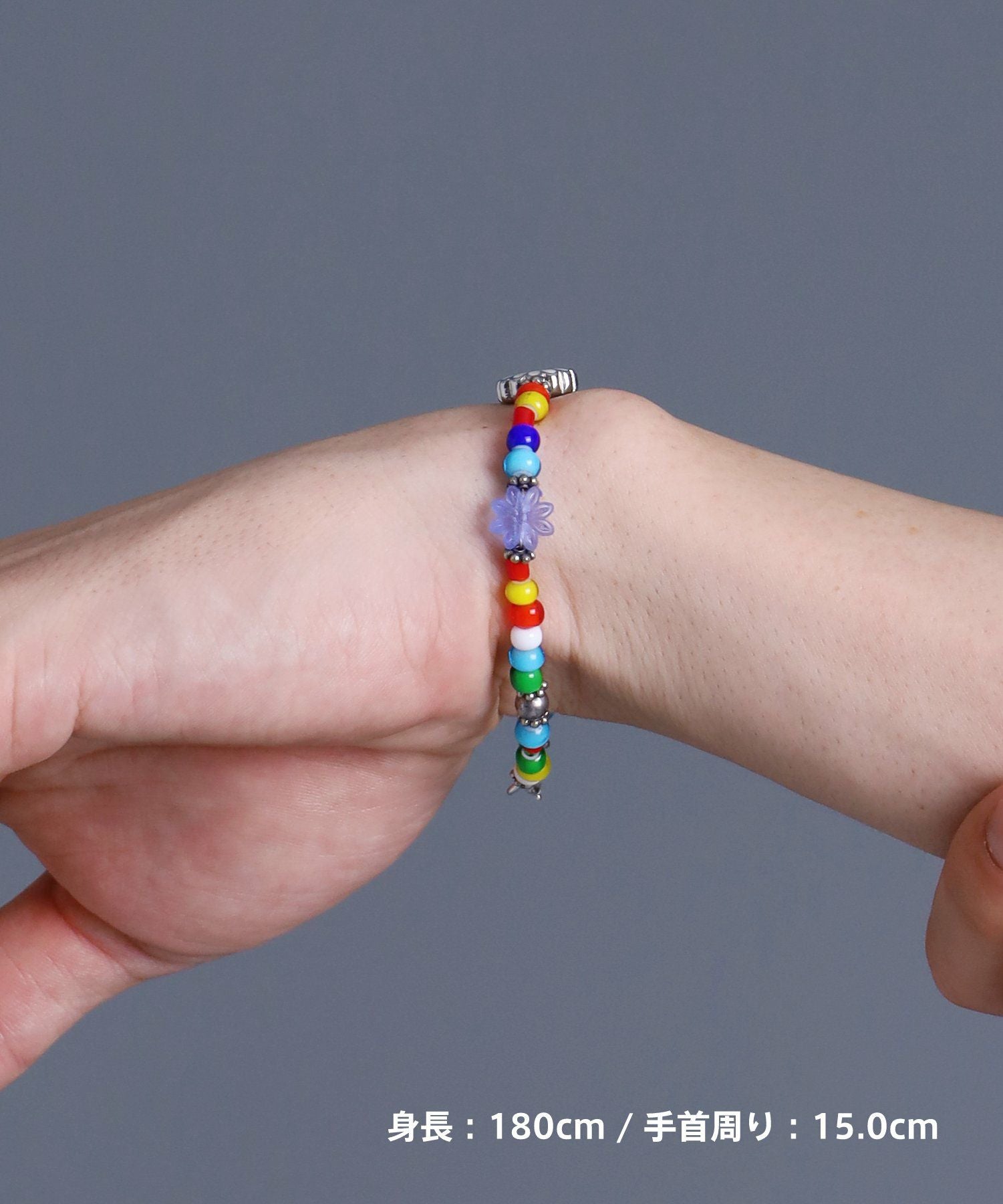 フラワーLEOブレスレット/マルチカラー