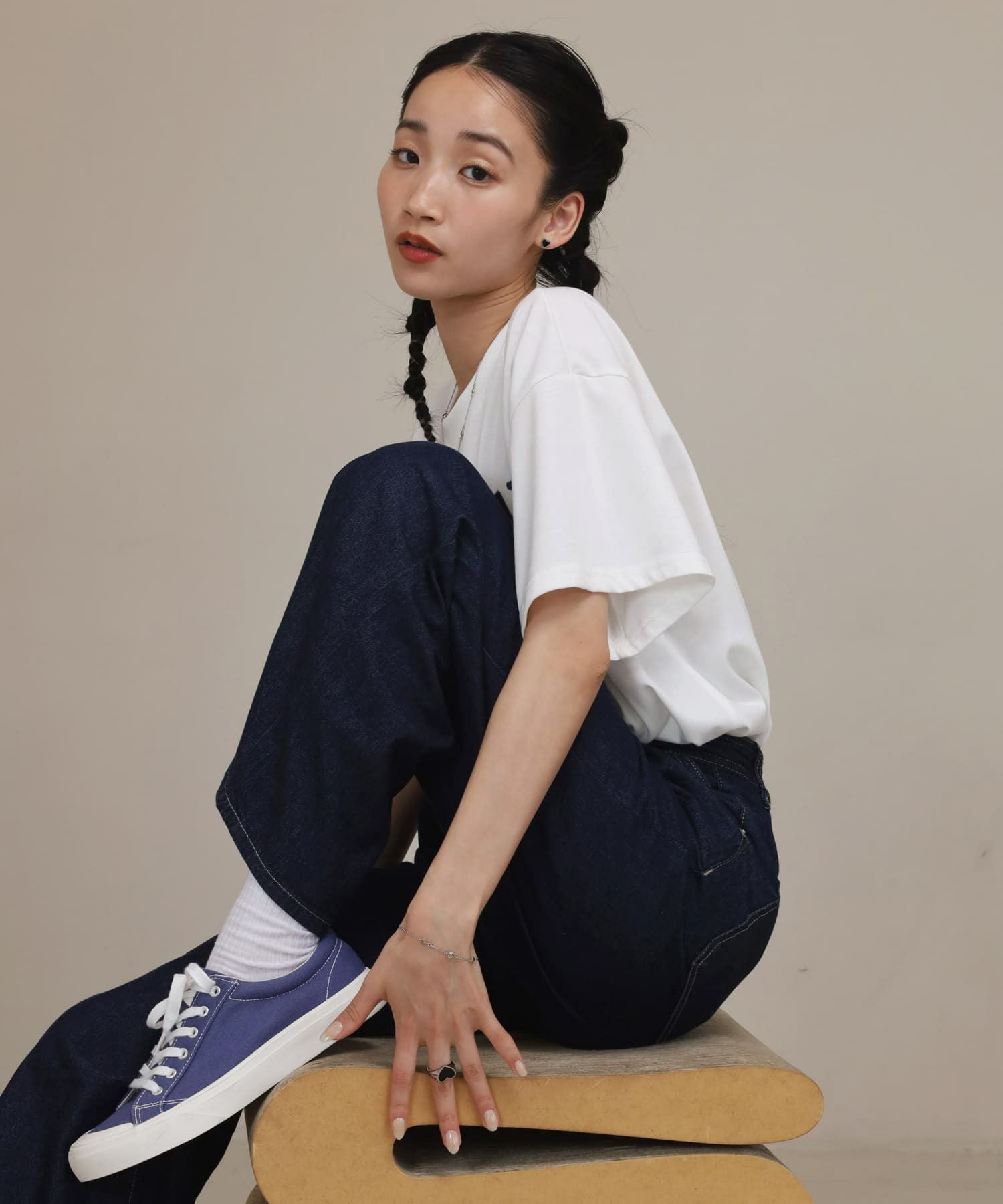  “Moment”プチハートブレスレット/サージカルステンレス316L（金属アレルギー対応）