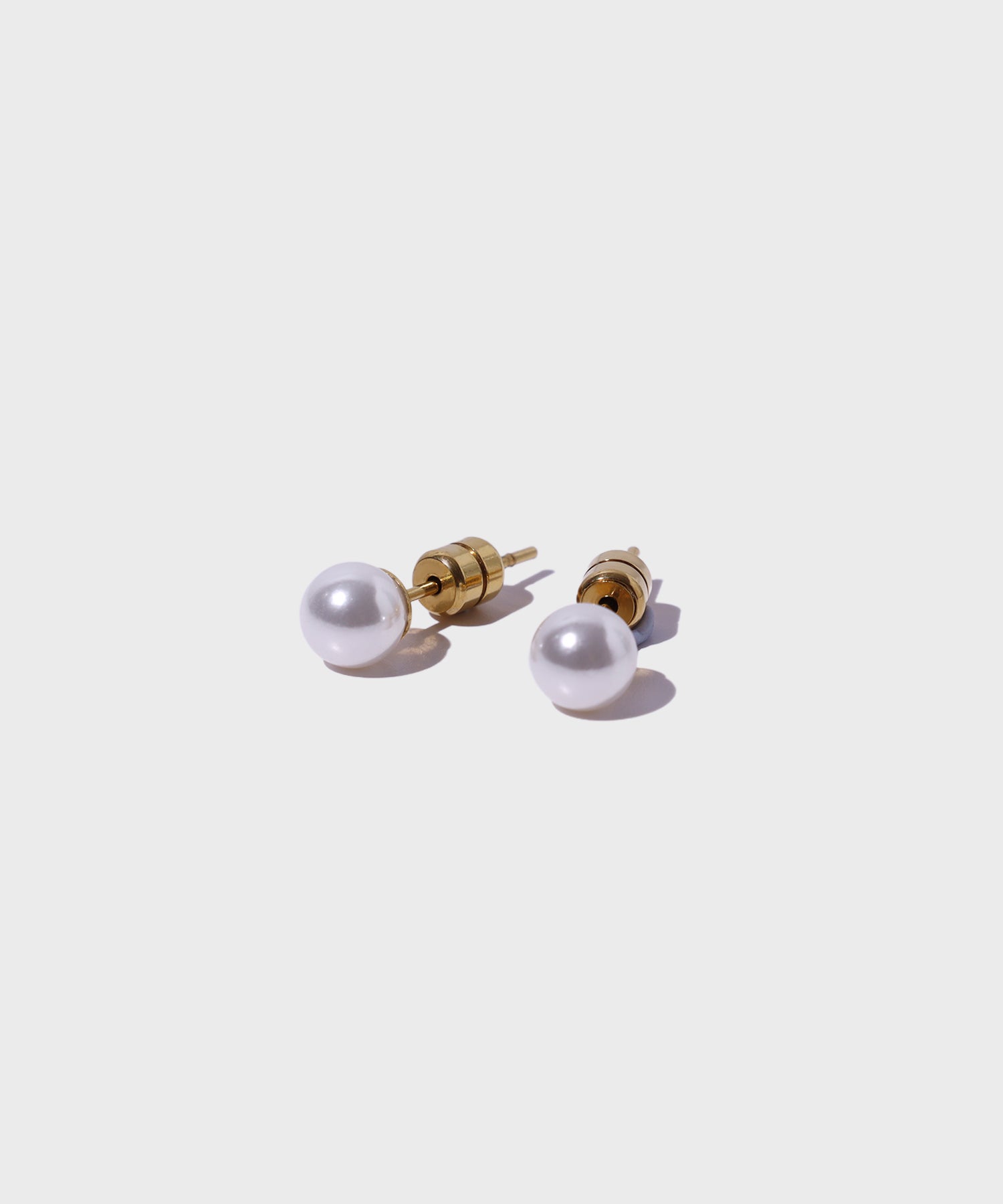 パールピアス MELLOW”1粒パールピアス/5mm/ゴールド/サージカルステンレス316L（金属
