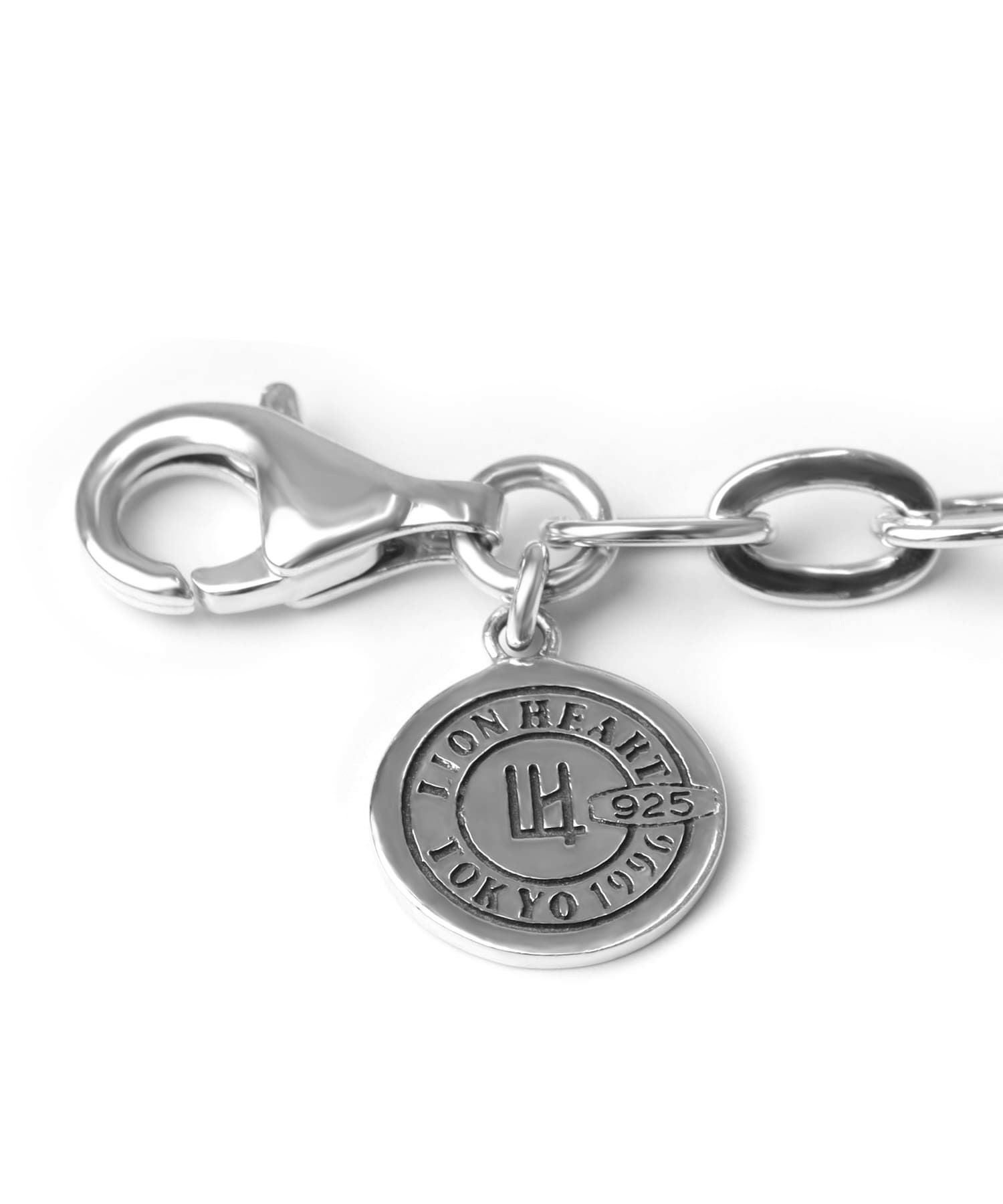 ファインチェーンブレスレット/LOGO/シルバー925