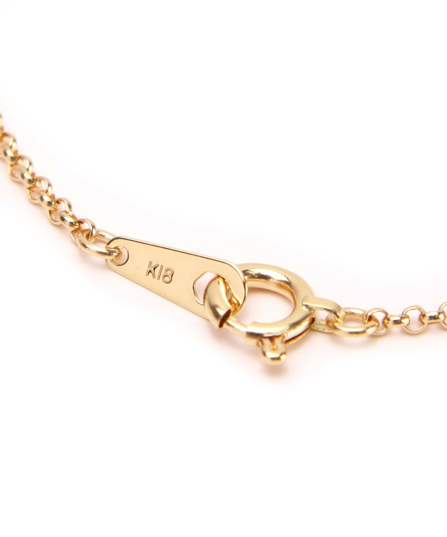 ハーフラウンドチェーン/K18ゴールド