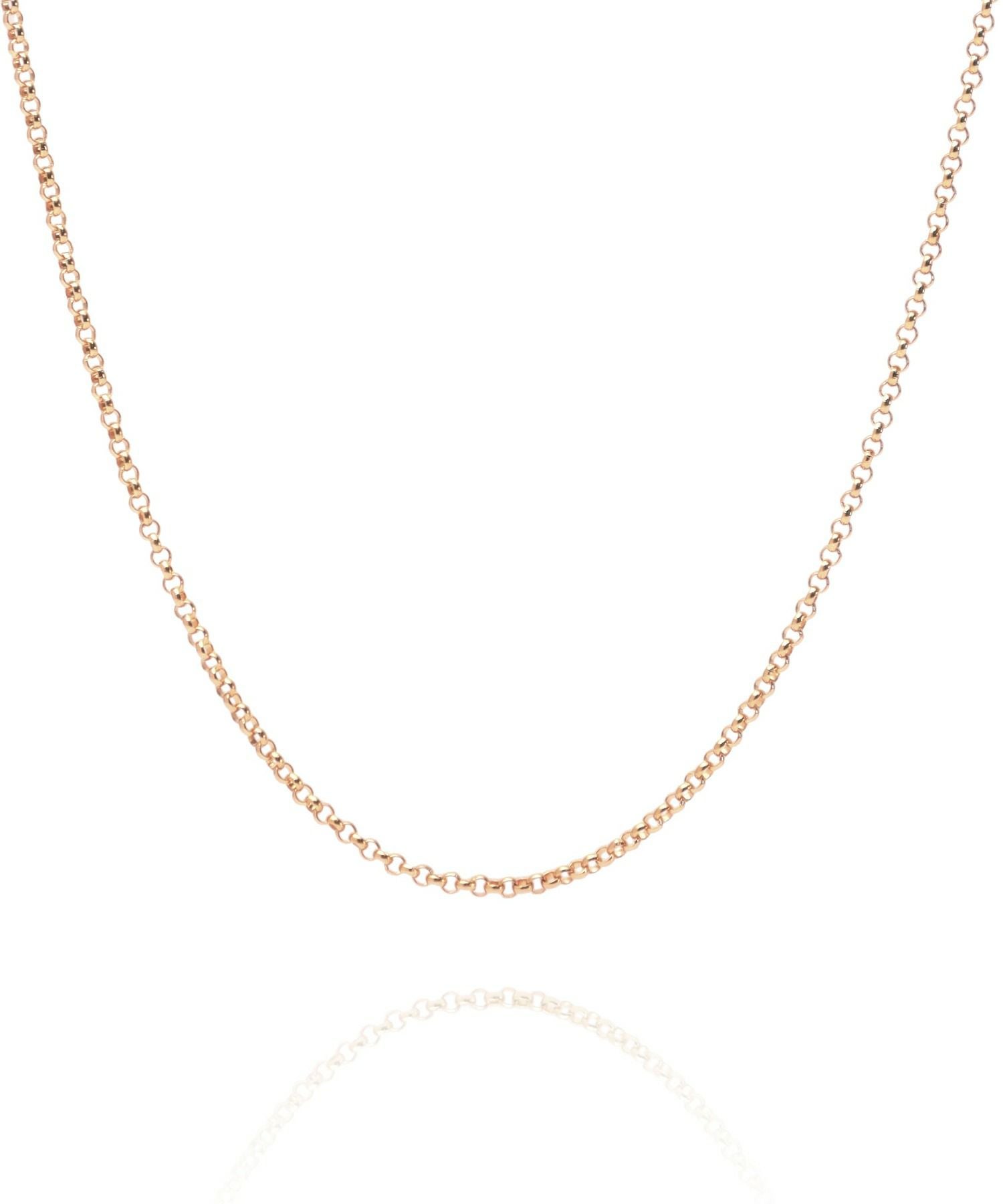 ハーフラウンドチェーン/K10ゴールド