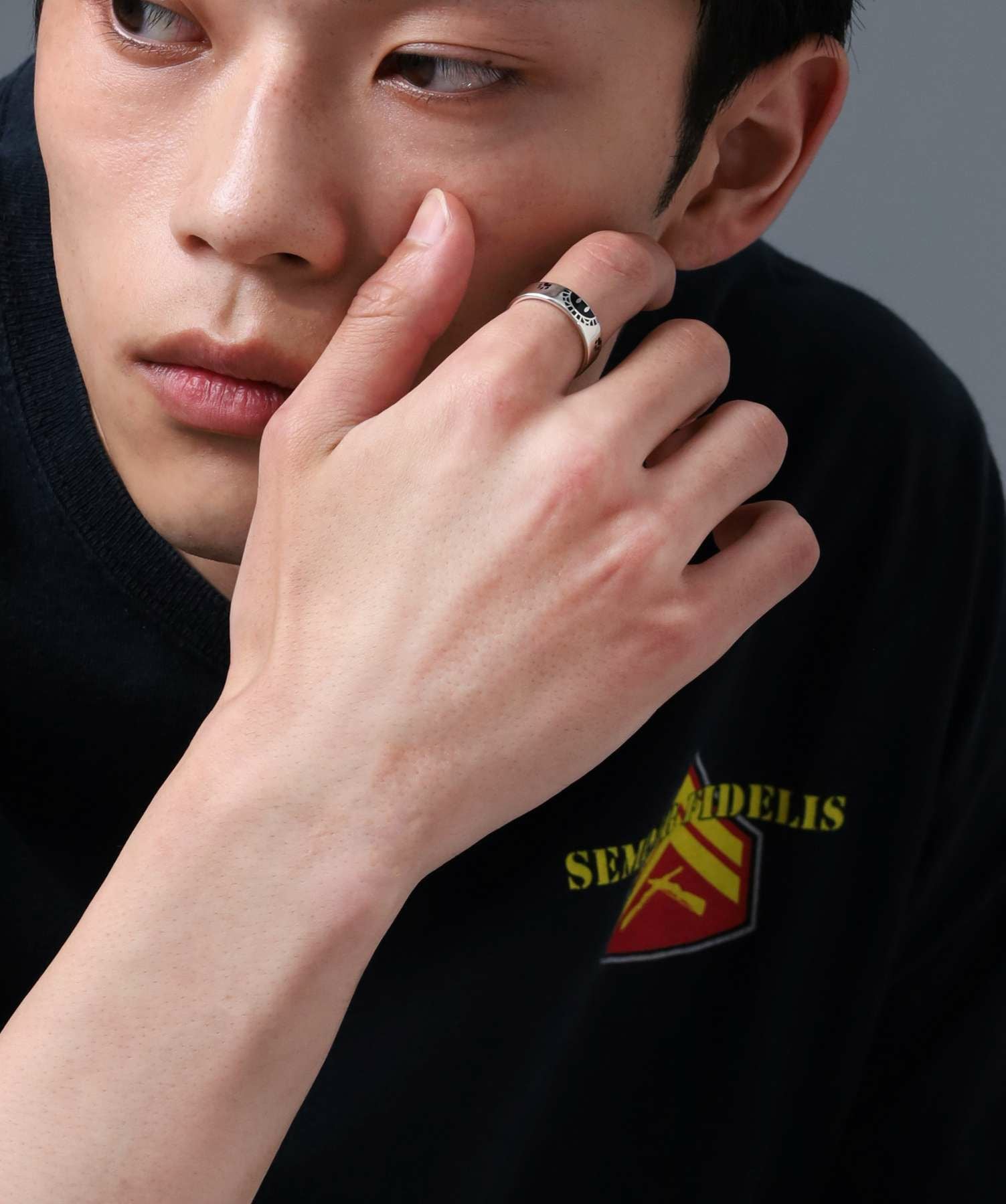 LEO”グラフィティリング/シルバー925 | LION HEART STORE｜ライオン