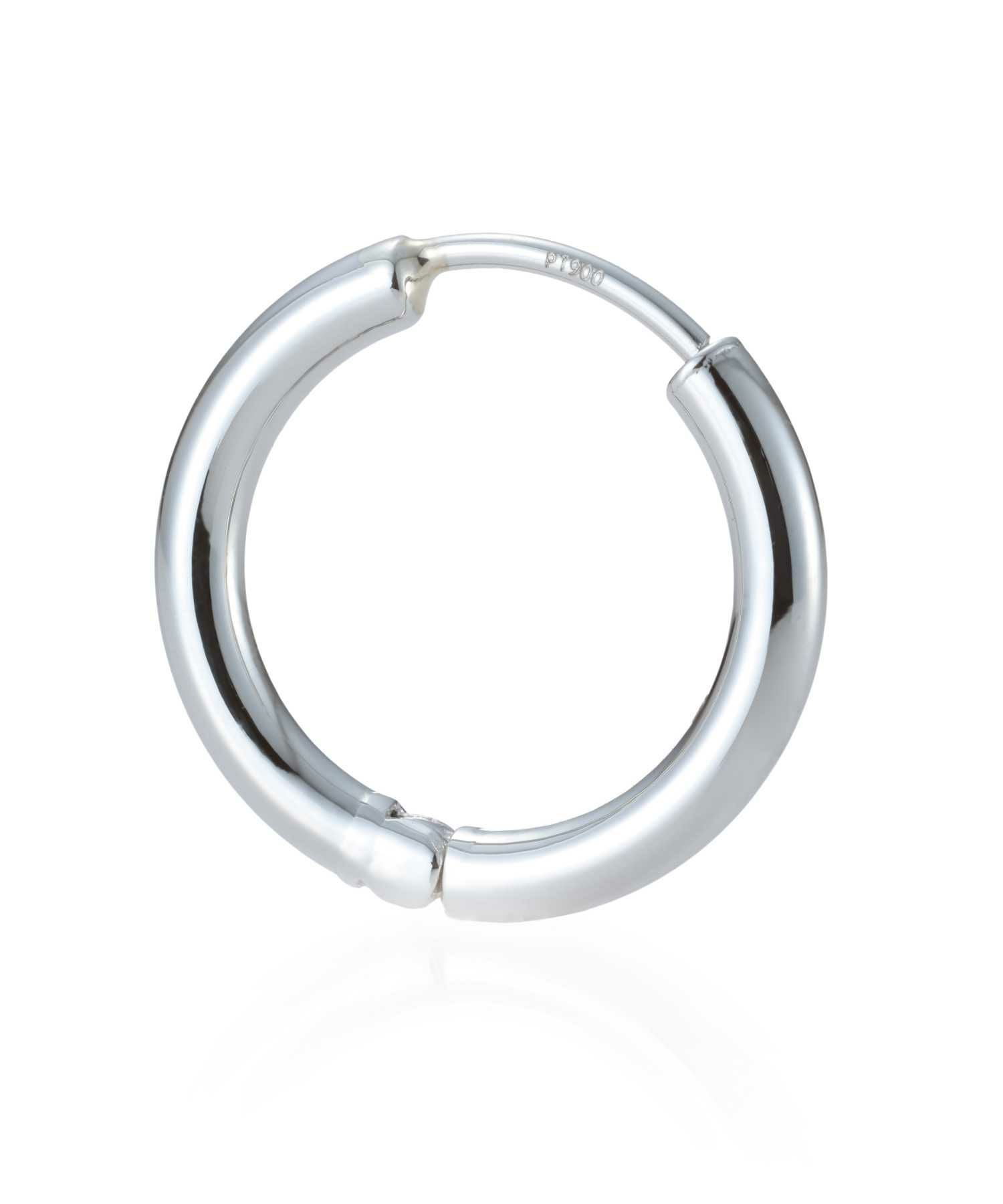 プラチナフープピアス/プラチナ900