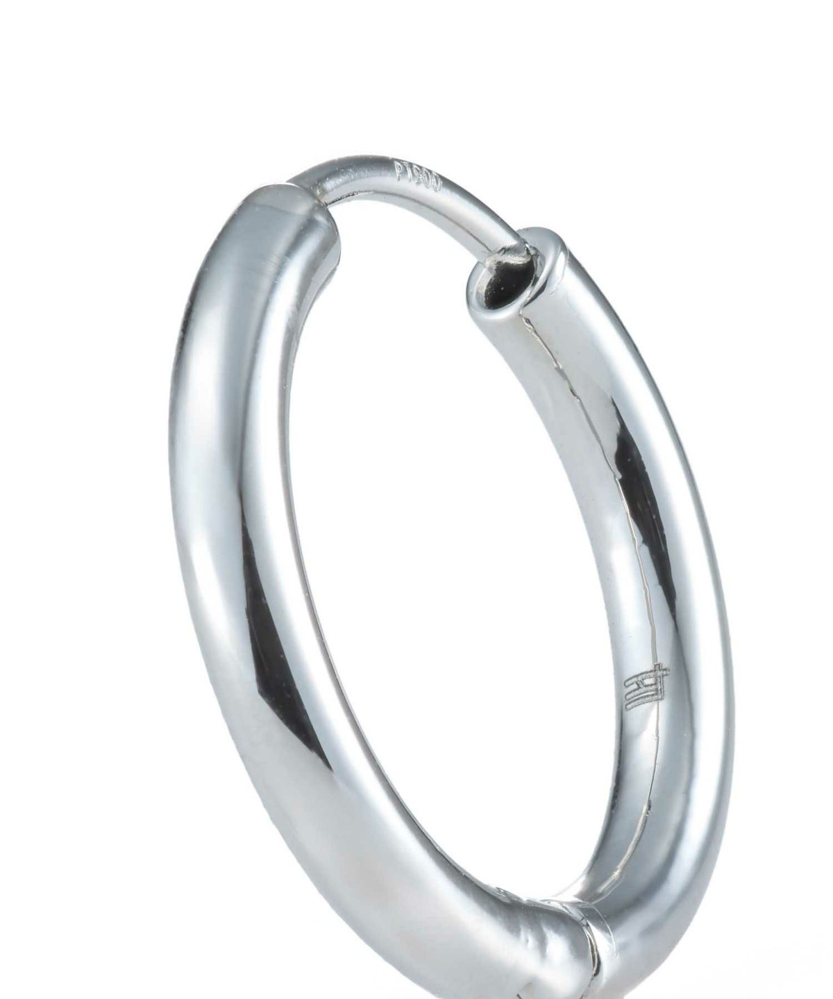 プラチナフープピアス/プラチナ900