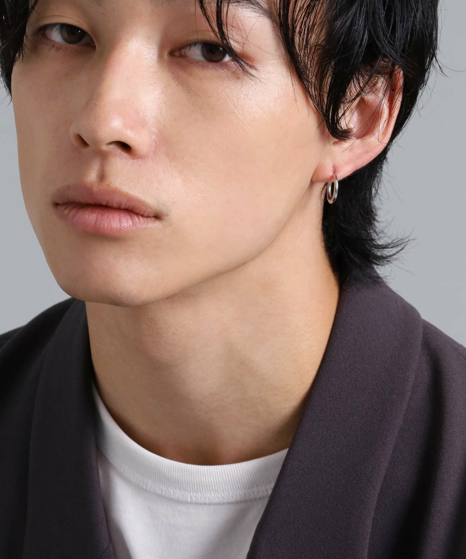 BASIC”プラチナフープピアス/プラチナ900 | LION HEART STORE