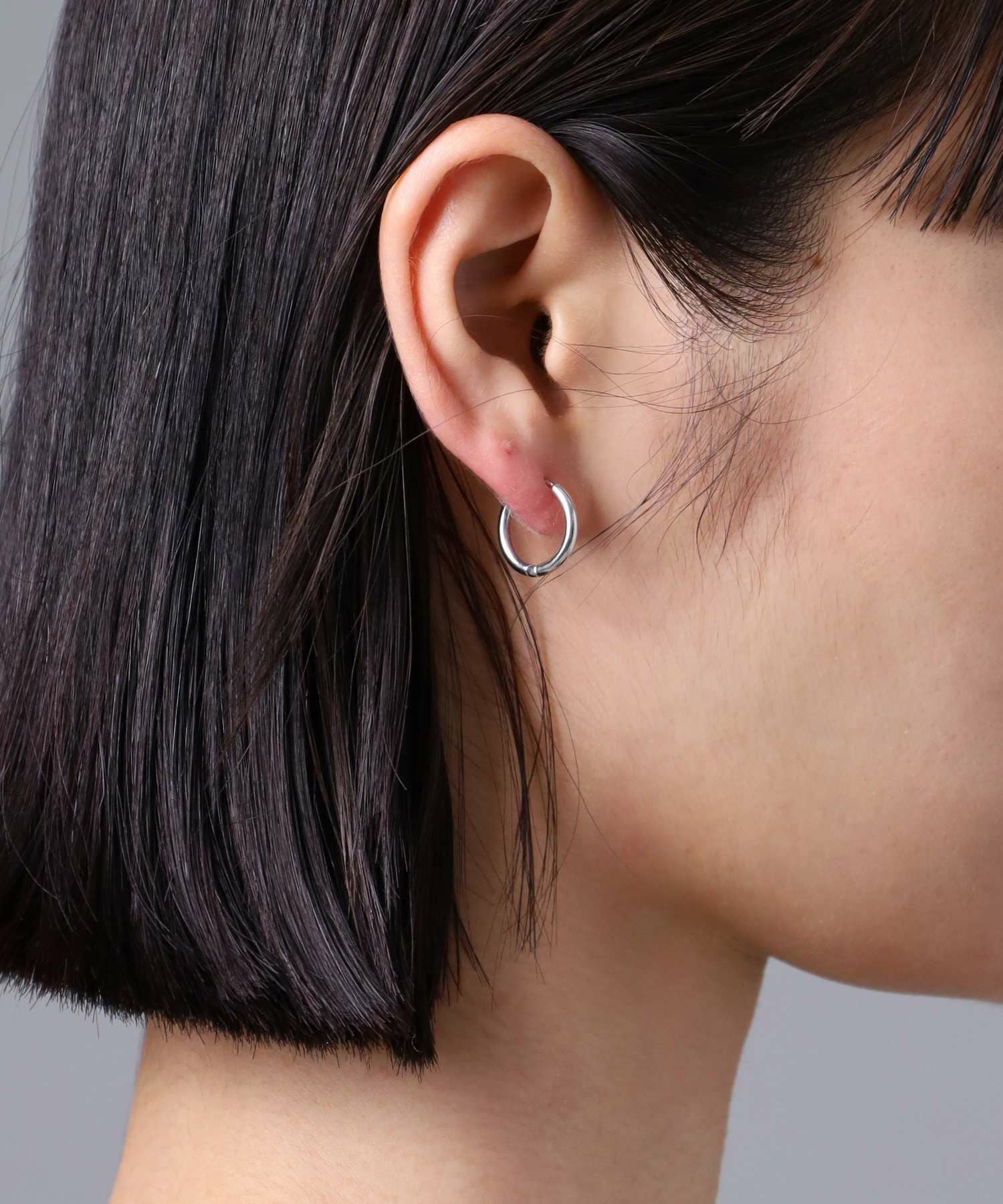 BASIC”プラチナフープピアス/プラチナ900 | LION HEART STORE