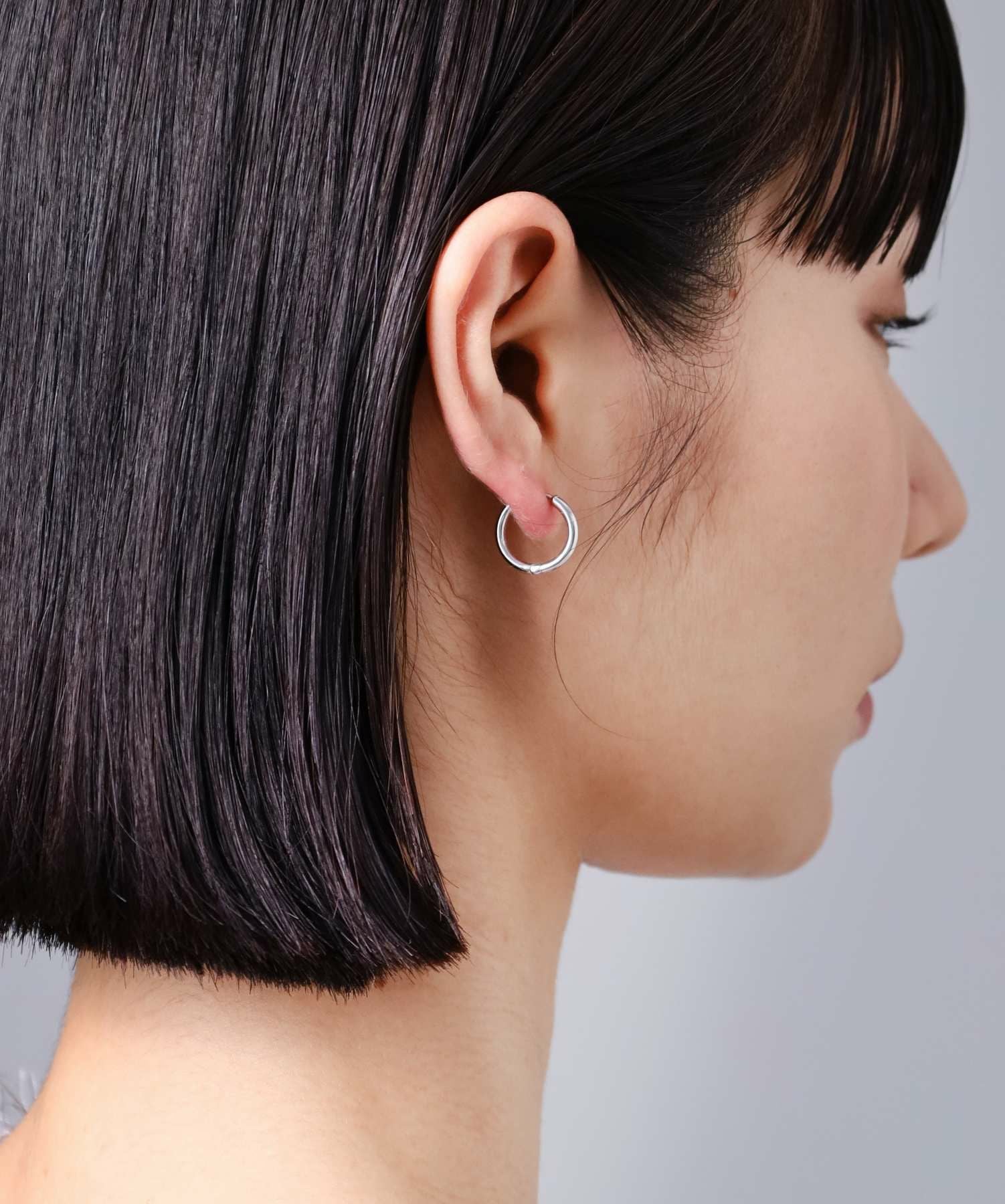 プラチナ900フープピアス BASIC”プラチナフープピアス/プラチナ900 | LION HEART STORE