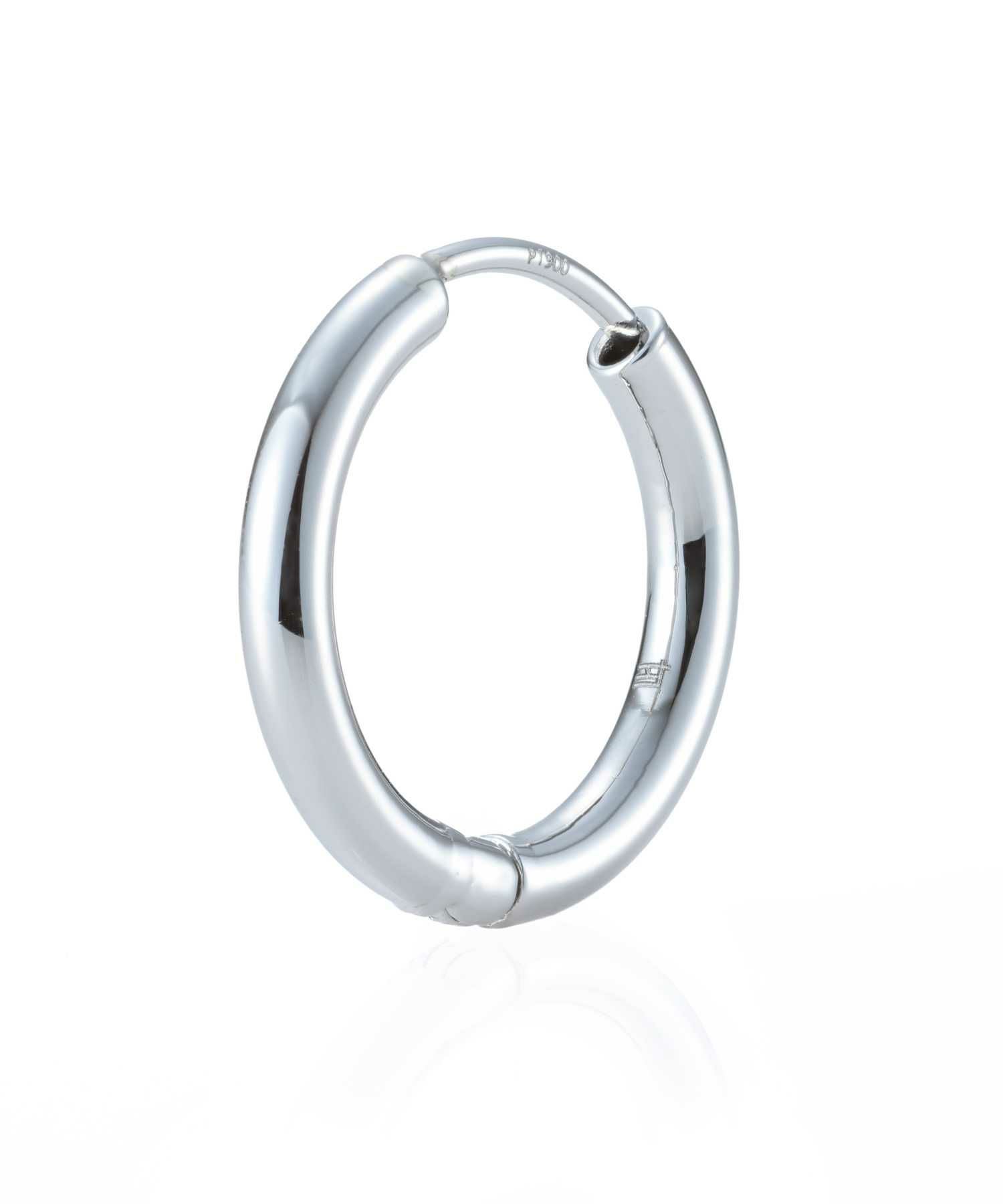 BASIC”プラチナフープピアス/プラチナ900 | LION HEART STORE