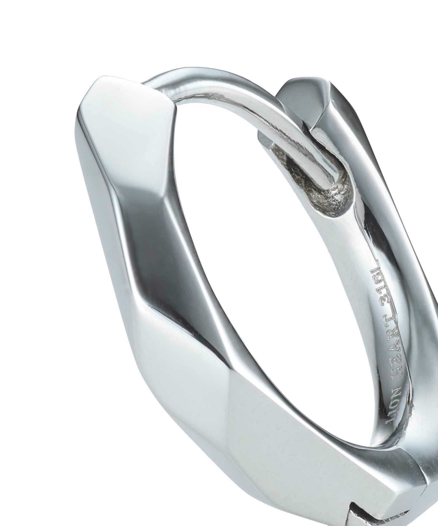 【限定展開】ディストーションフープピアス/サージカルステンレス316L（金属アレルギー対応）