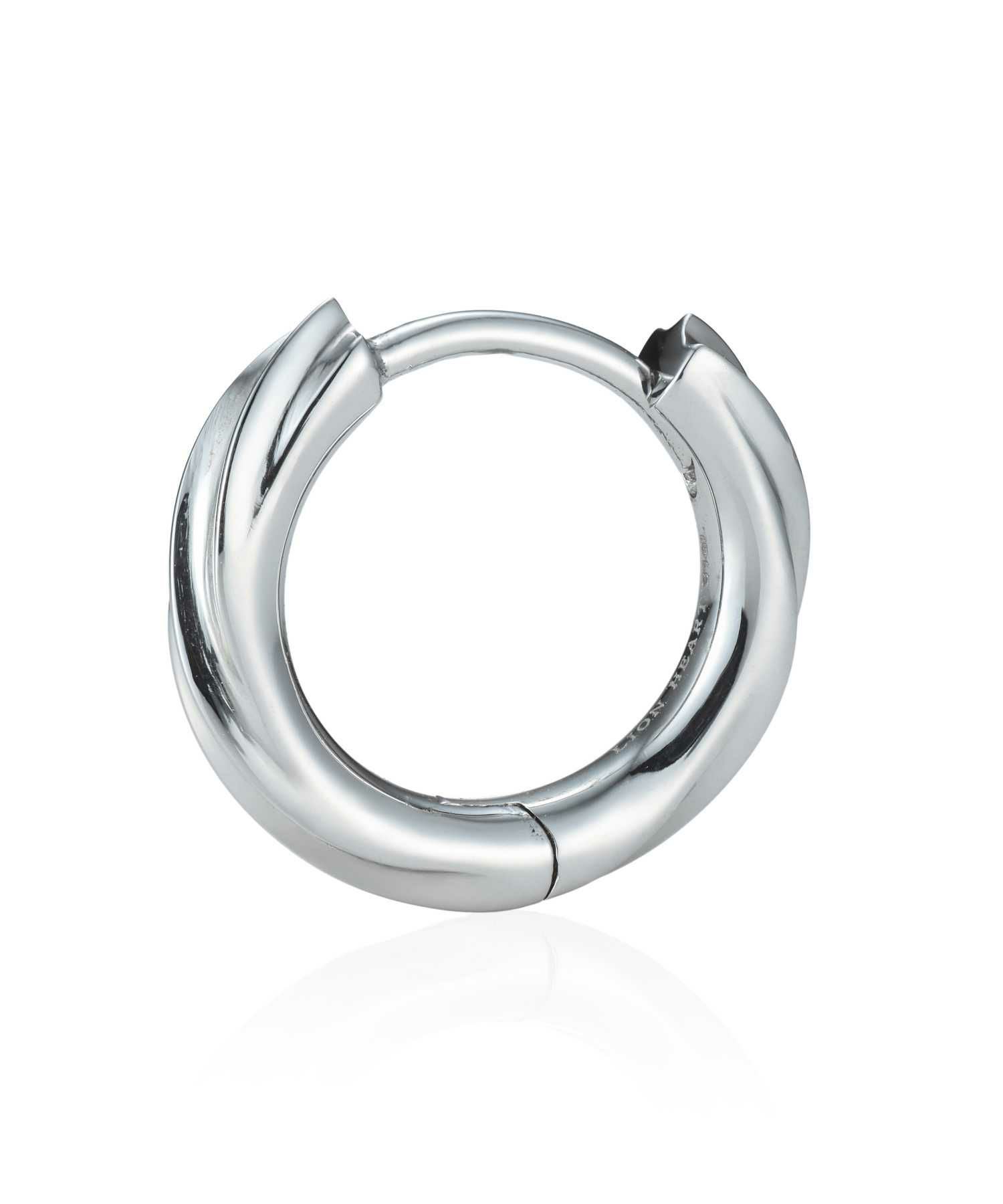 【限定展開】ツイストテクスチャーフープピアス/サージカルステンレス316L（金属アレルギー対応）