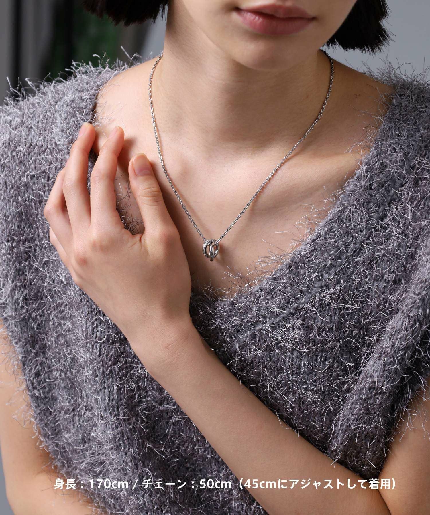 限定展開】“LH-1”タテガミダブルリングネックレス/フラグメント