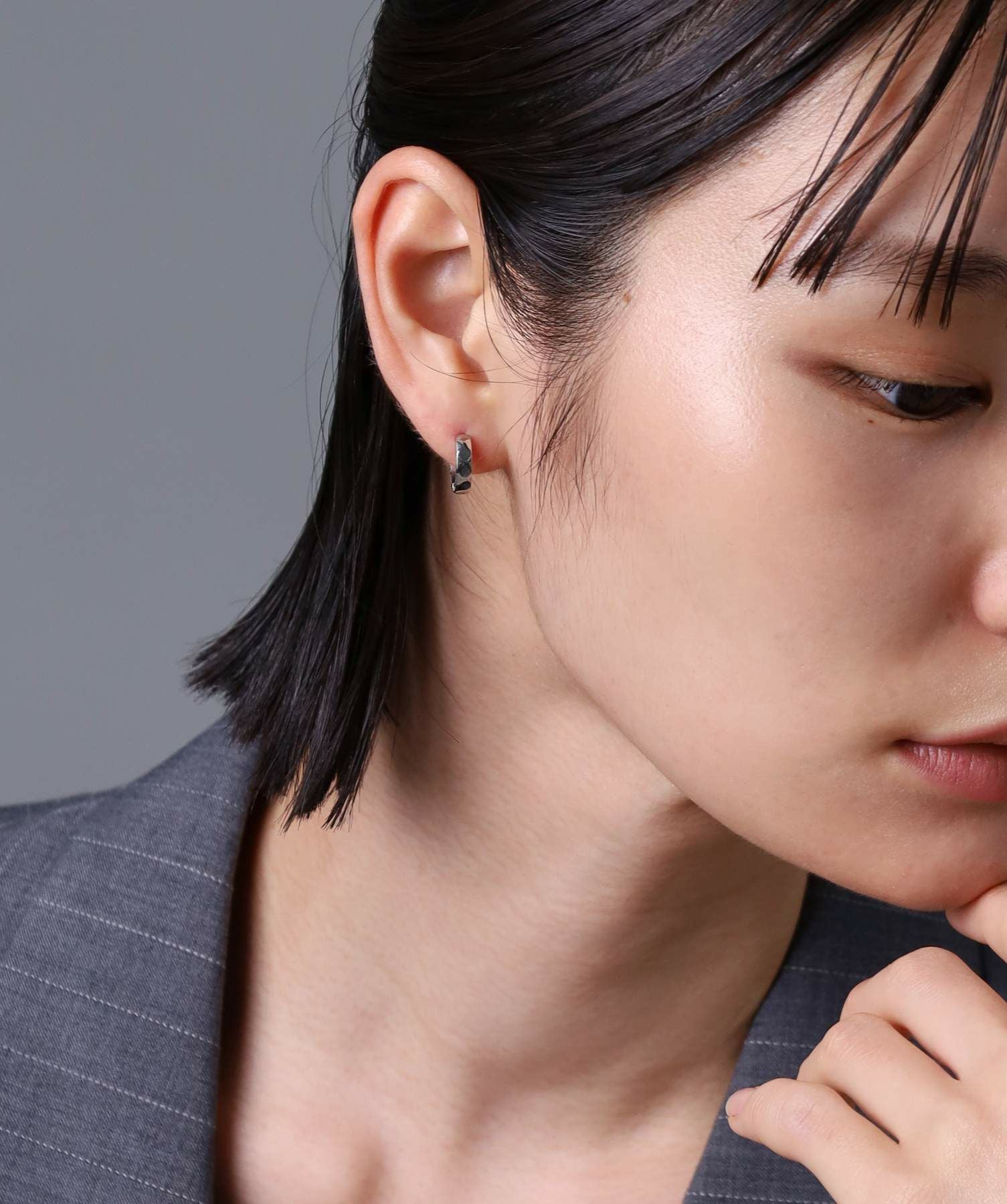 限定展開】“THE EDGE”エングレイブカッティングフープピアス（2点