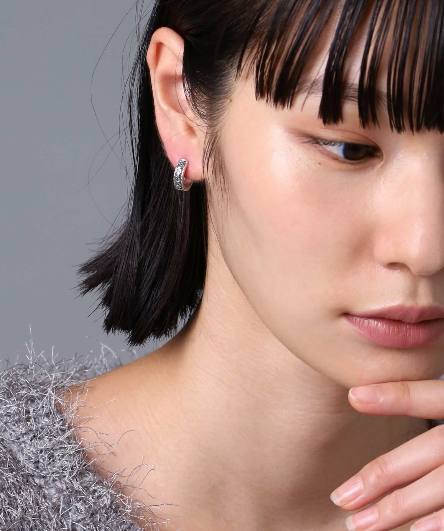 HOWL”クラッチピアス（ゴーティー）/シルバー925 | LION HEART STORE