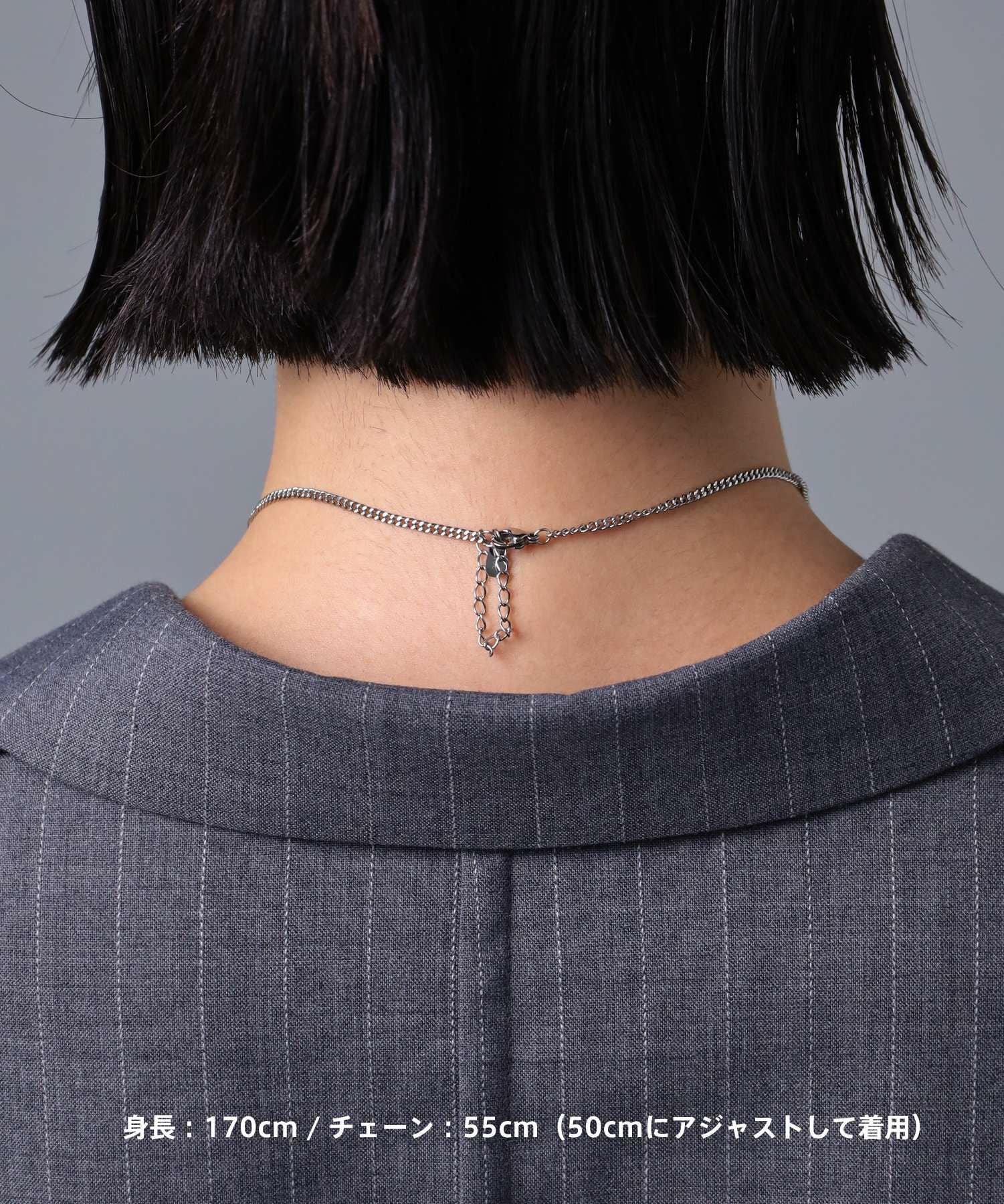 限定展開】“THE EDGE”シグネチャーカッティングダブルリングネックレス