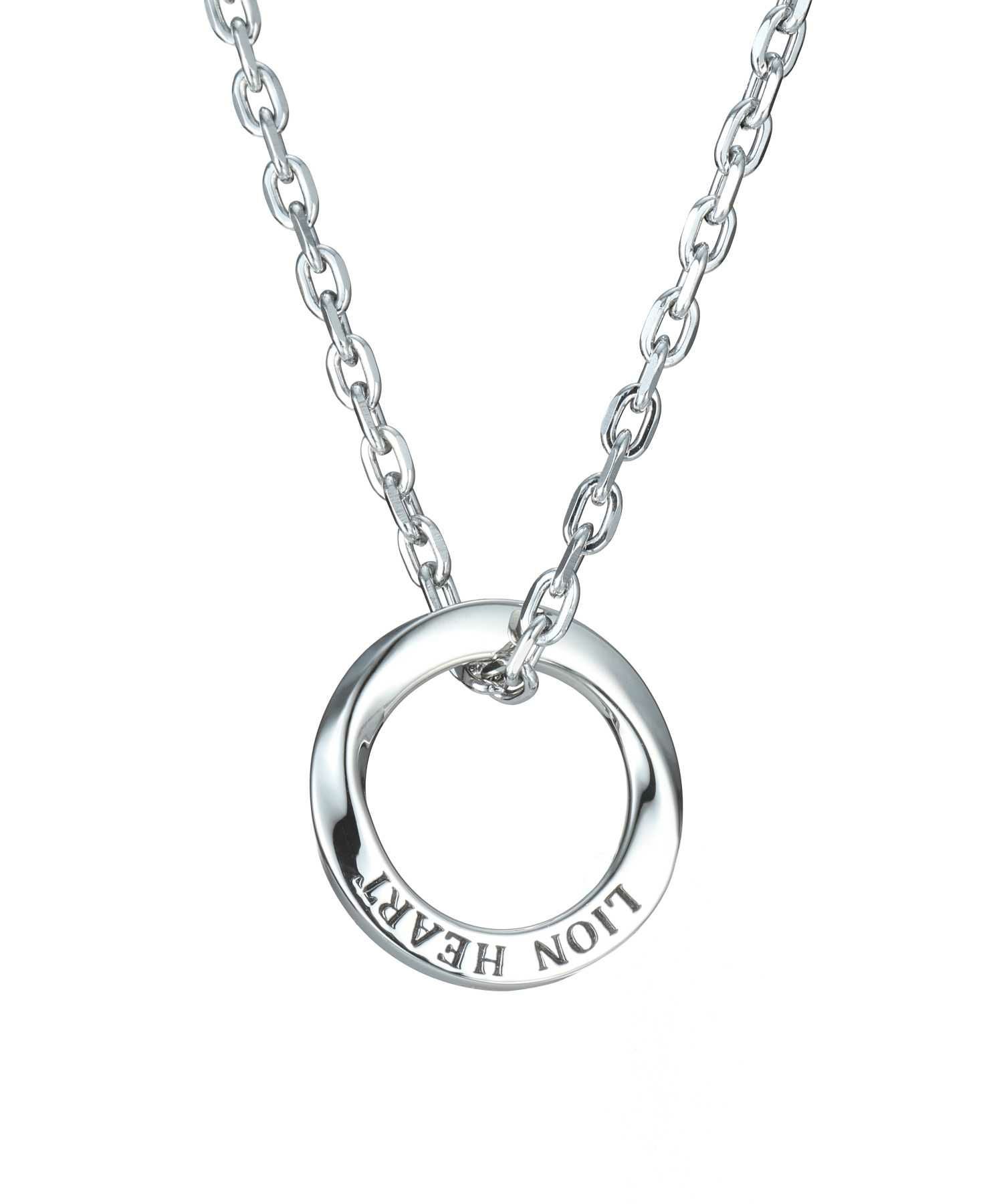 【限定展開】“LH-1”ワンツイストリングネックレス/サージカルステンレス（金属アレルギー対応）