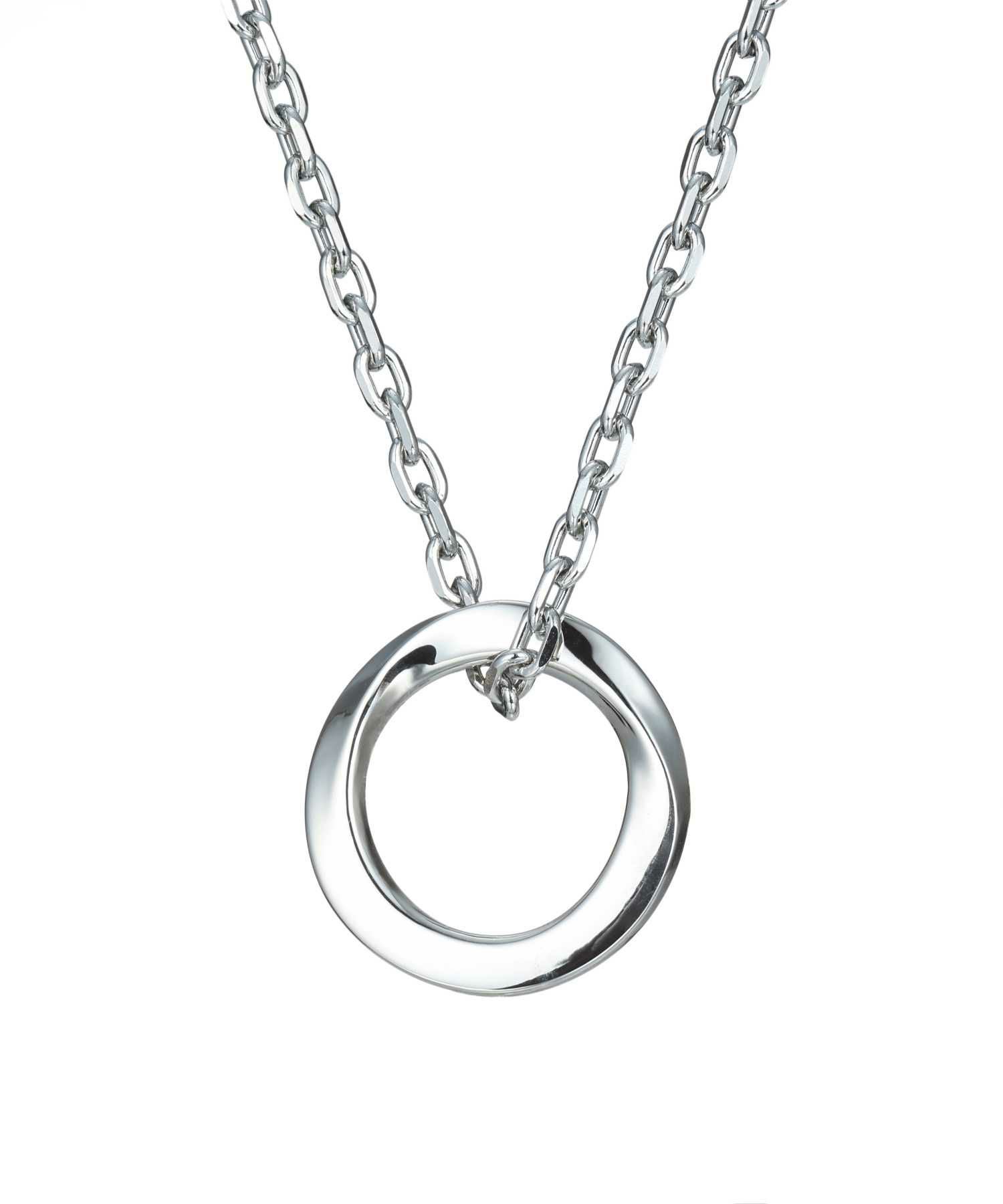 限定展開】“LH-1”ワンツイストリングネックレス/サージカルステンレス