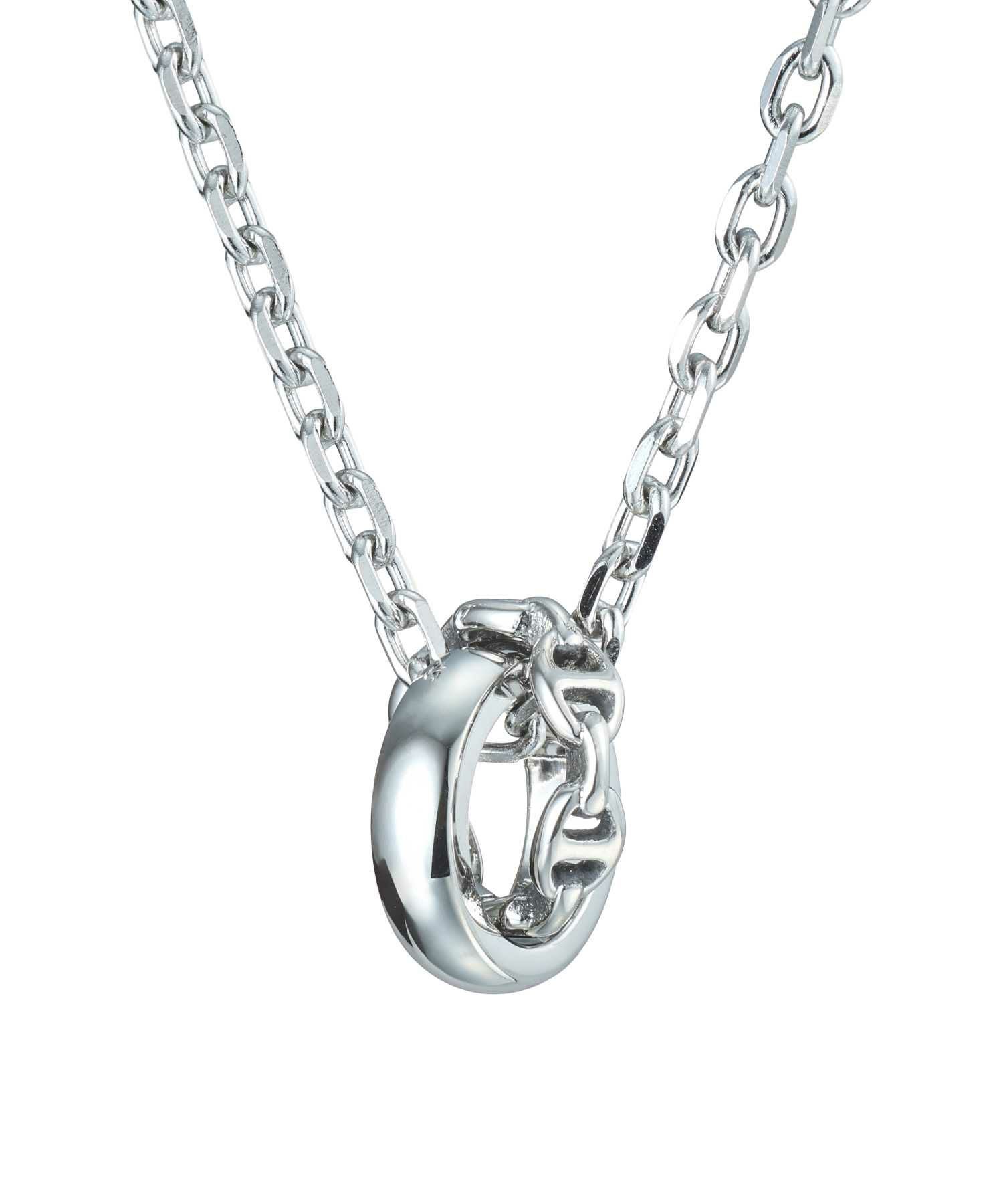 【限定展開】“LH-1”アンカーチェーンダブルリングネックレス/サージカルステンレス（金属アレルギー対応）