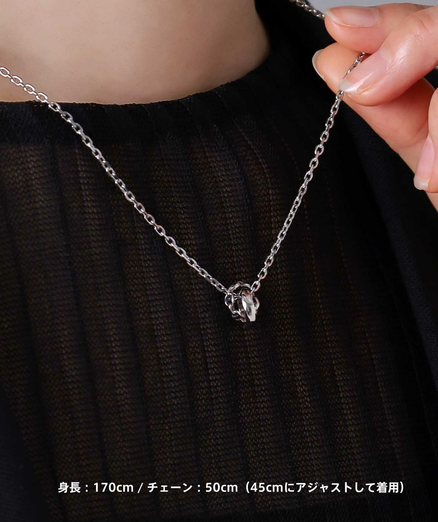 限定展開】“LH-1”アンカーチェーンダブルリングネックレス/サージカル