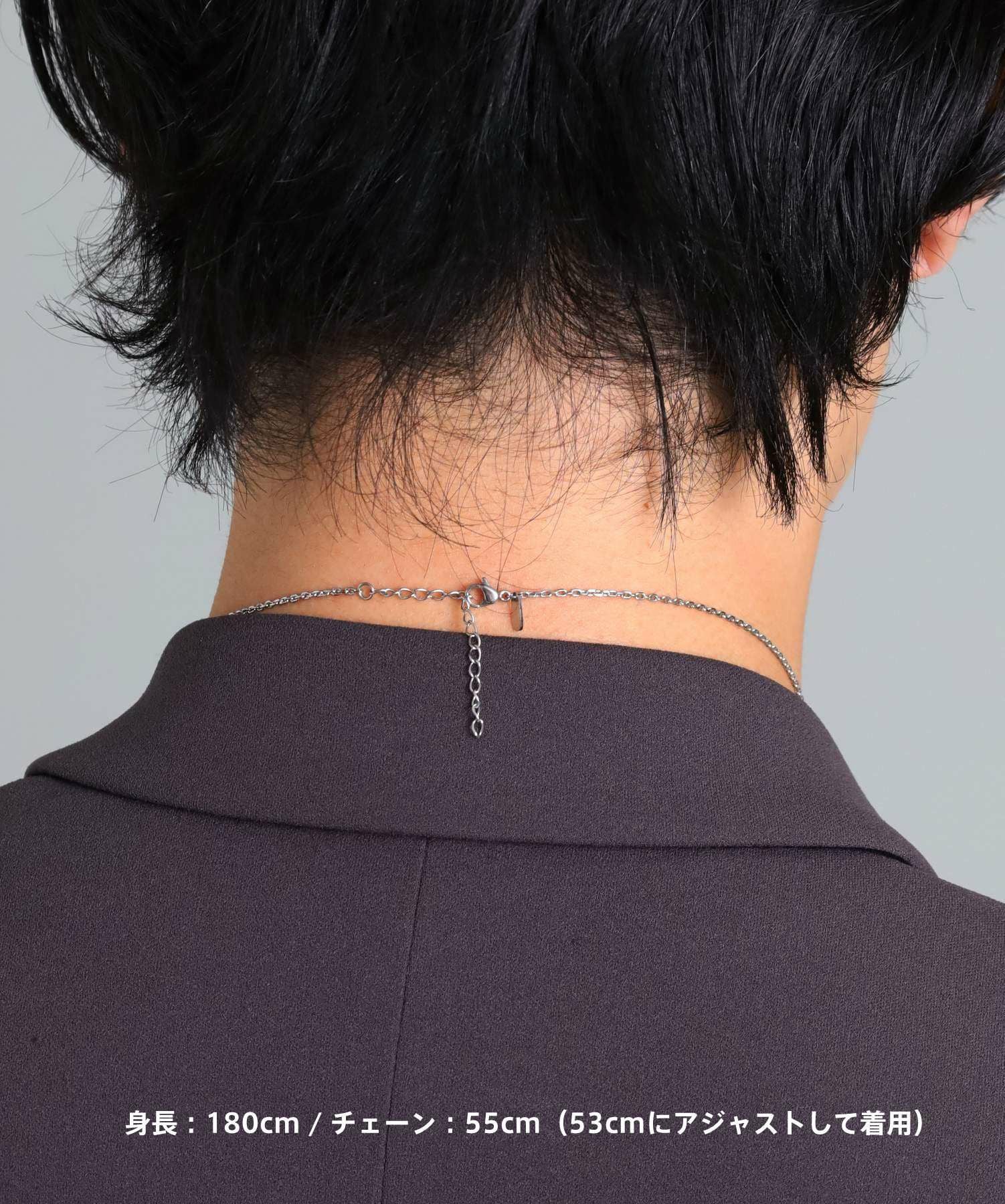 【限定展開】“LH-1”ライオンコインペアネックレス/サージカルステンレス（金属アレルギー対応）