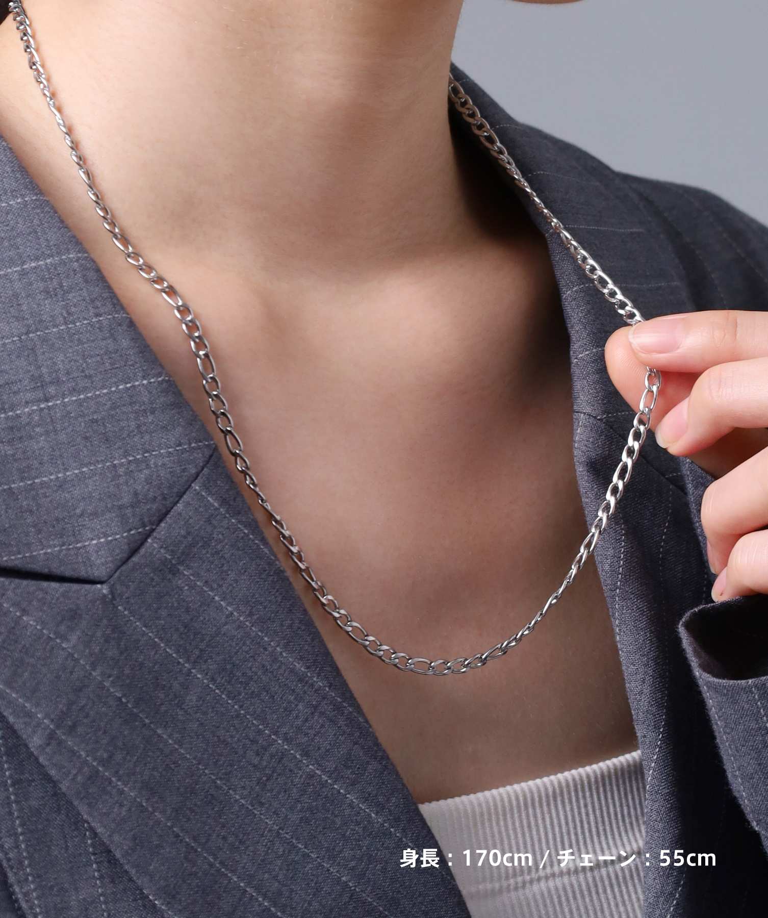 限定展開】“LH-1”コンフォートチェーンネックレス（フィガロ