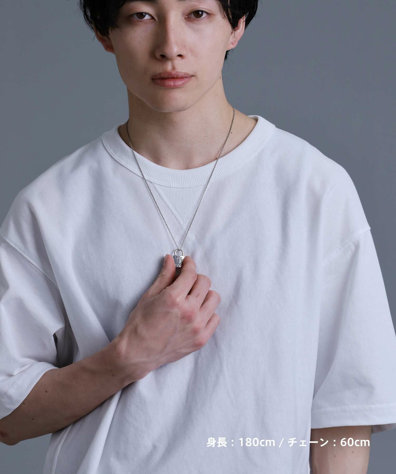LEO”南京錠フラワーレオネックレス/シルバー925 | LION HEART STORE