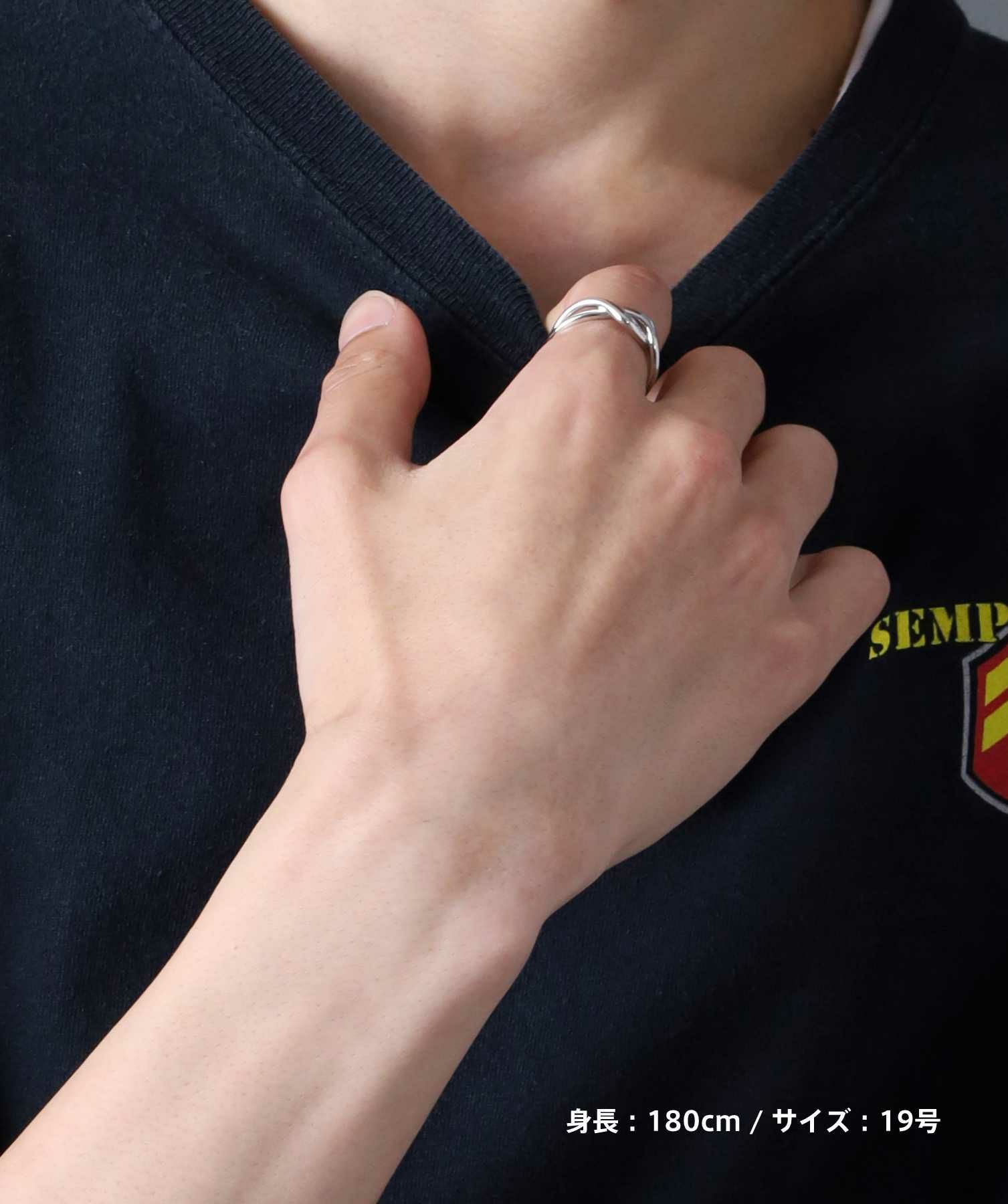 for Gift”eraカーヴレイヤードリング/シルバー925 | LION HEART STORE