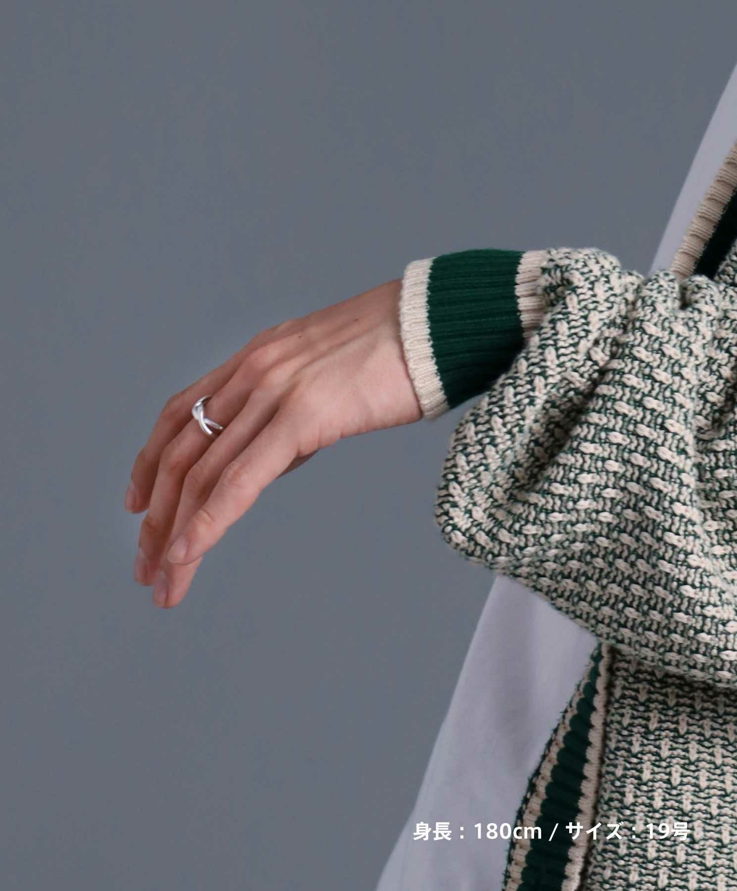 “for Gift”eraカーヴレイヤードリング/シルバー925