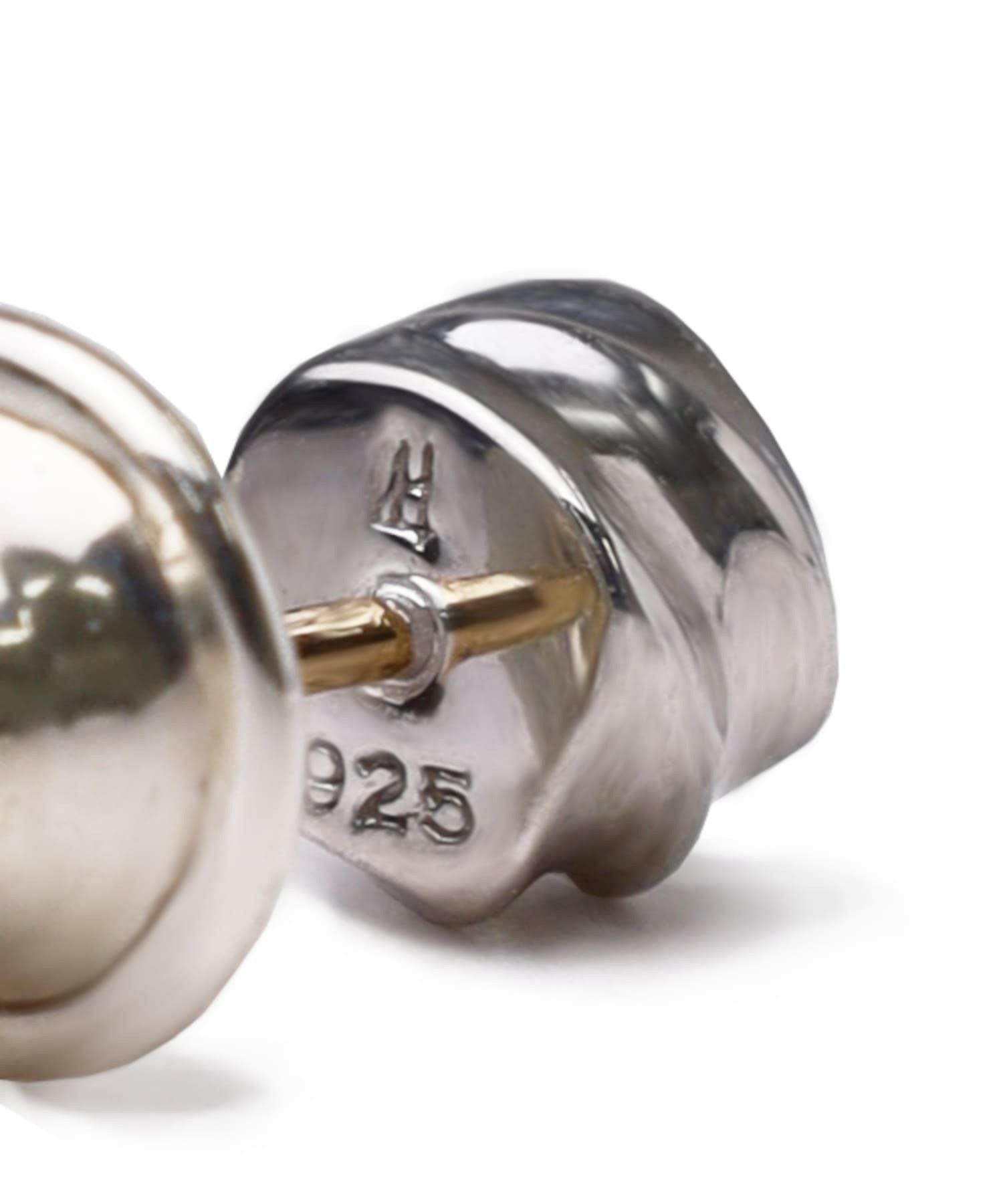 “for Gift”スタッズピアス/ツイスト/クリアジルコニア/シルバー925