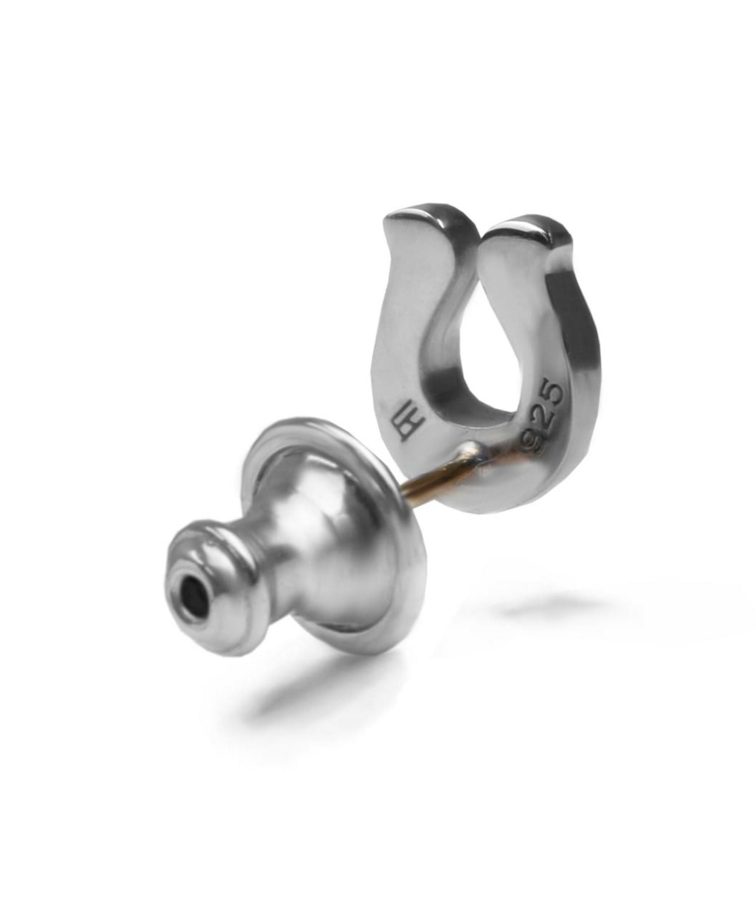 “for Gift”スタッズピアス/フラグメントホースシュー/シルバー925