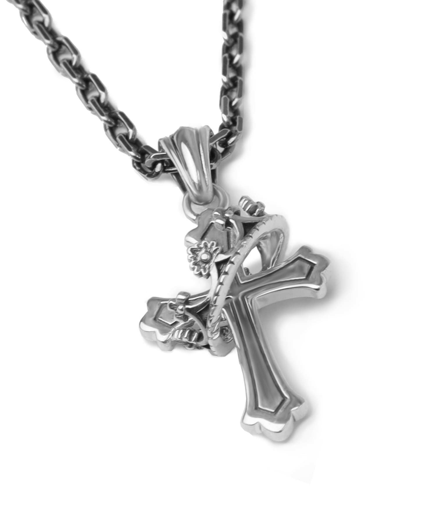 HOWL”ハウリングクロスネックレス/SS SIZE/シルバー925 | LION HEART