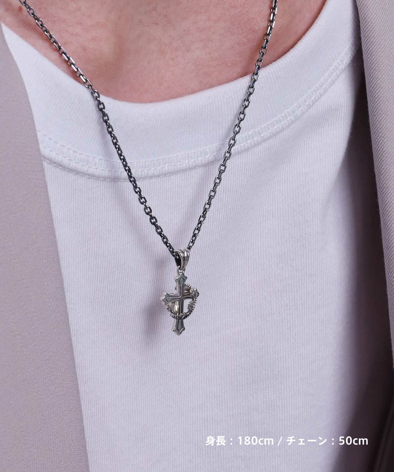 HOWL”ハウリングクロスネックレス/SS SIZE/シルバー925 | LION HEART