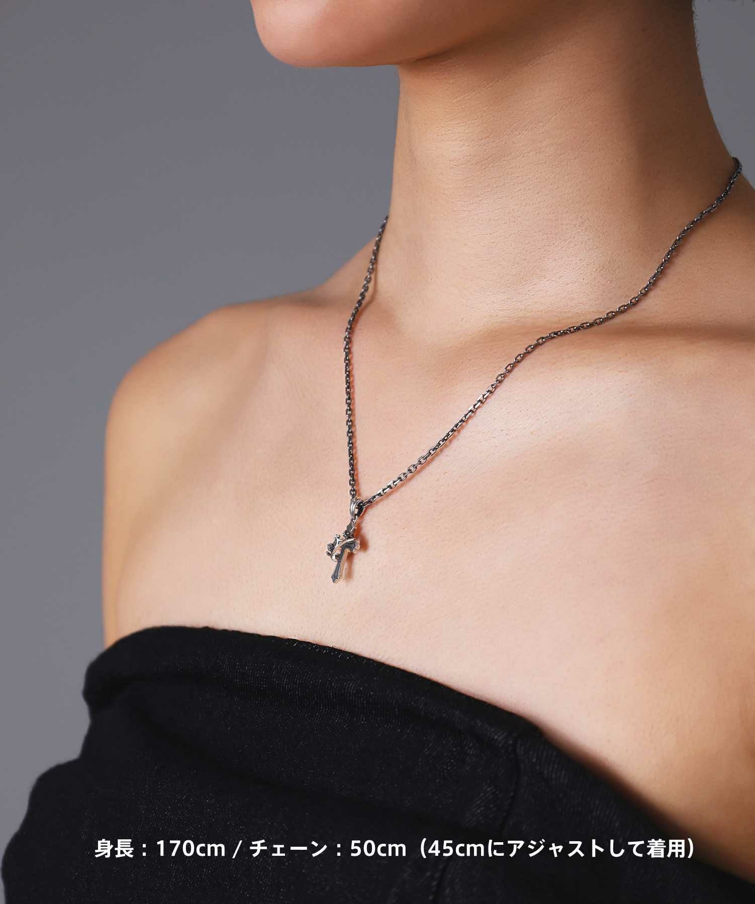 HOWL”ハウリングクロスネックレス/SS SIZE/シルバー925 | LION HEART