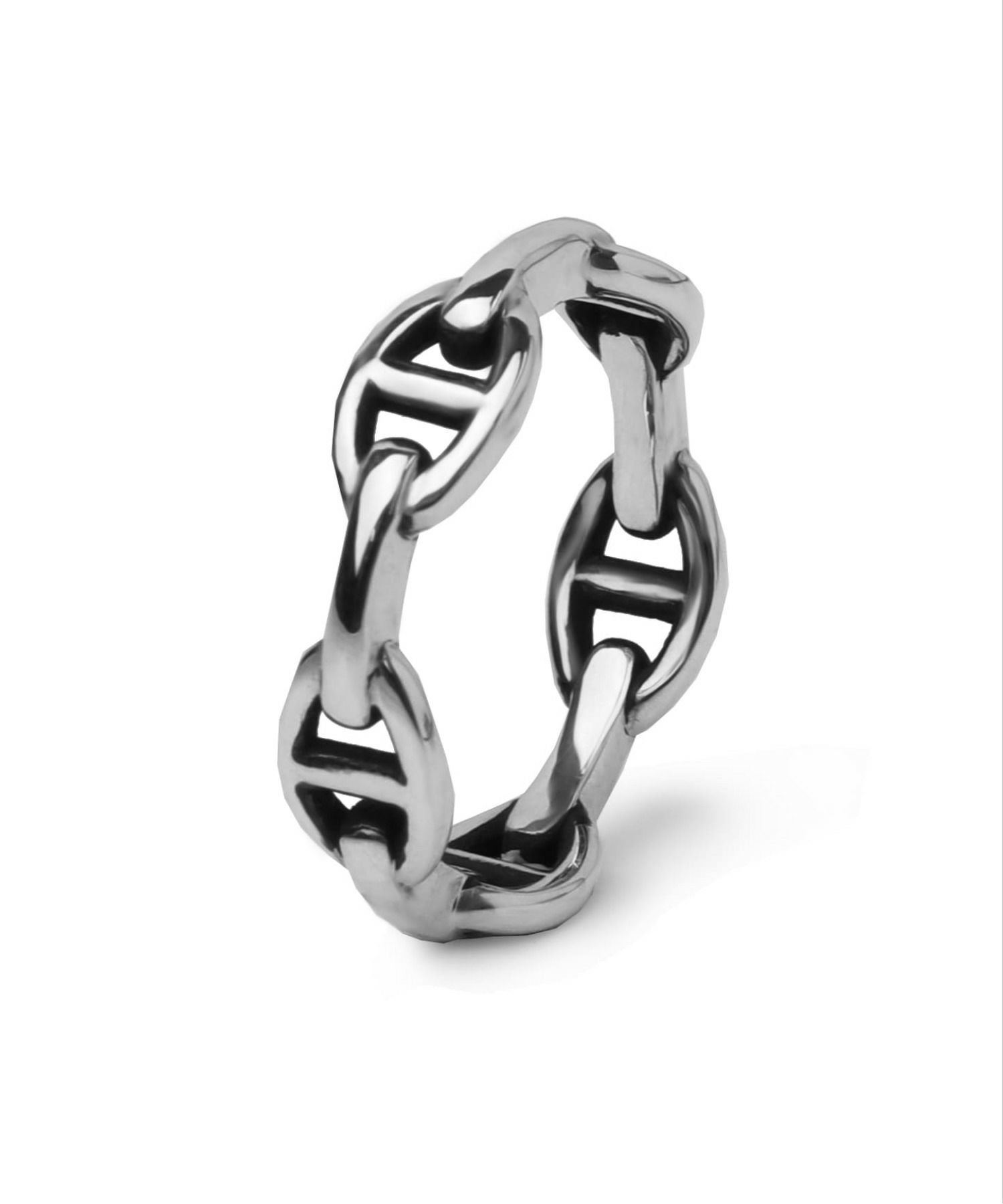 for Gift”アンカーチェーンリング（6mm幅）/シルバー925 | LION HEART