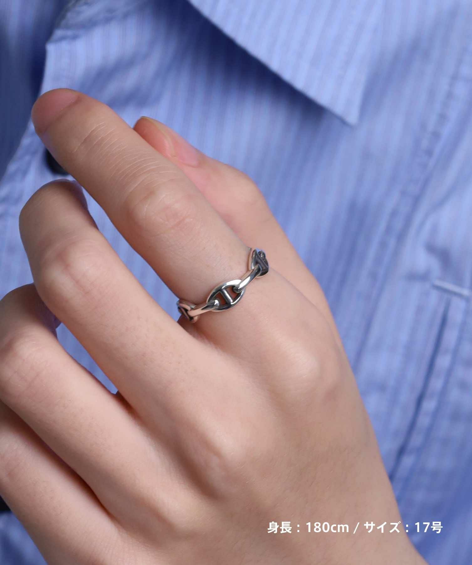 for Gift”アンカーチェーンリング（6mm幅）/シルバー925 | LION HEART