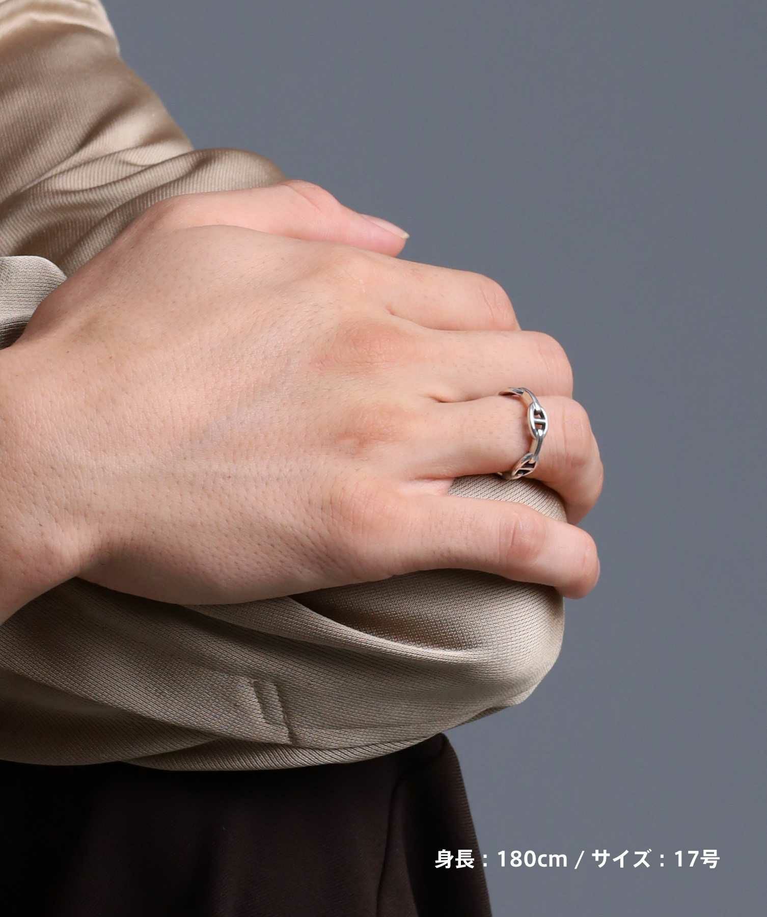 for Gift”アンカーチェーンリング（6mm幅）/シルバー925 | LION HEART