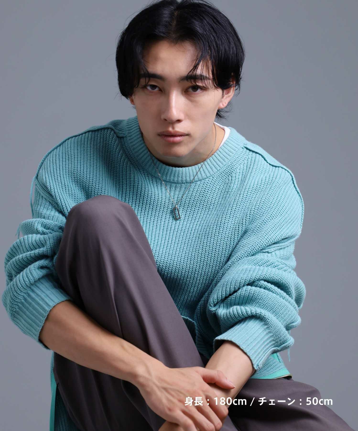 “Ivitz” eraアウトラインプレートネックレス/シルバー925