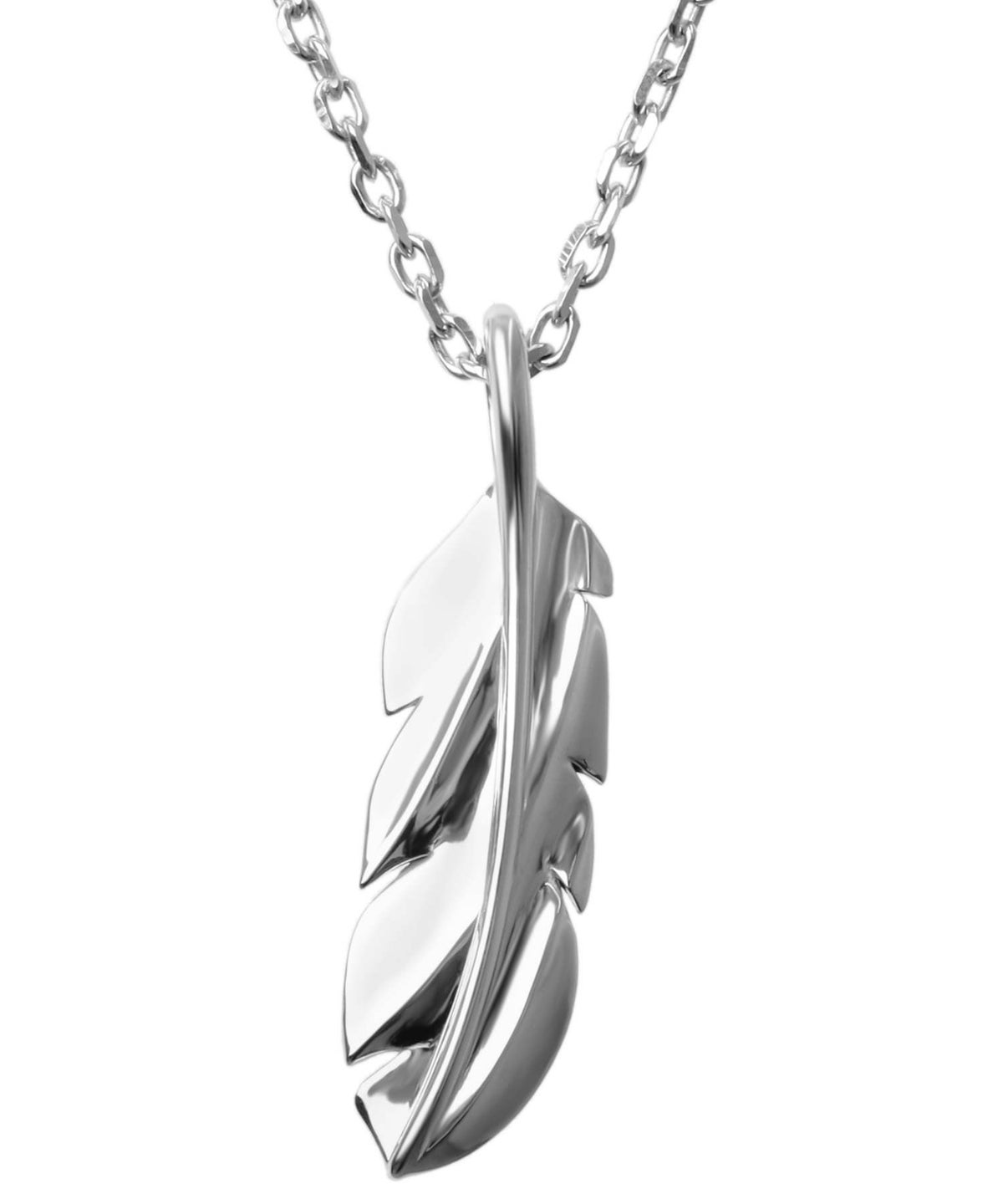 for Gift”ツイストテクスチャーフェザーネックレス/シルバー925 | LION 