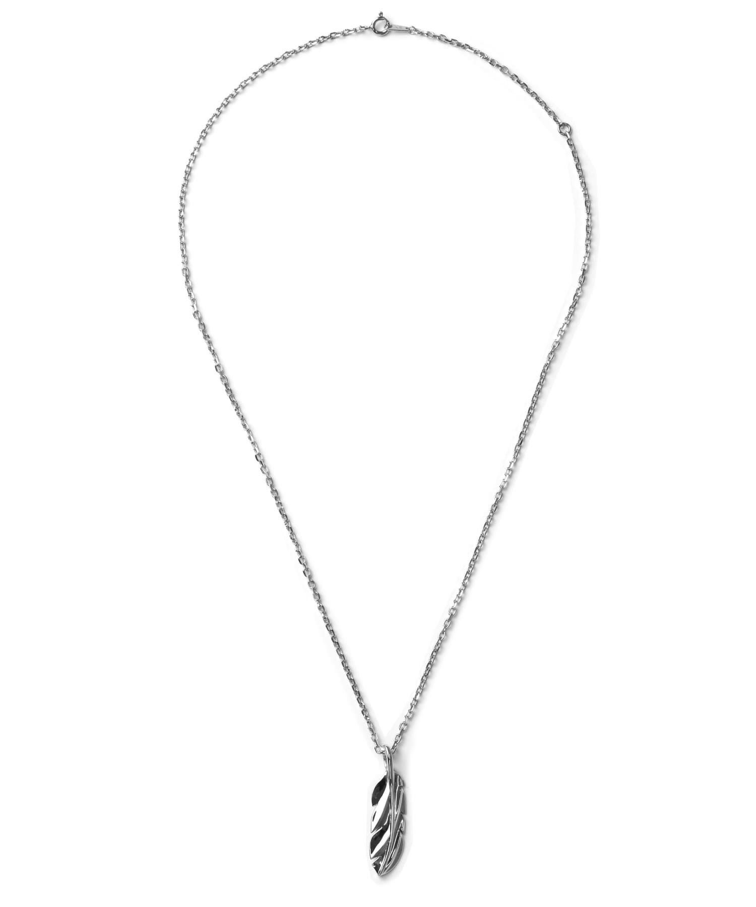 for Gift”ツイストテクスチャーフェザーネックレス/シルバー925 | LION