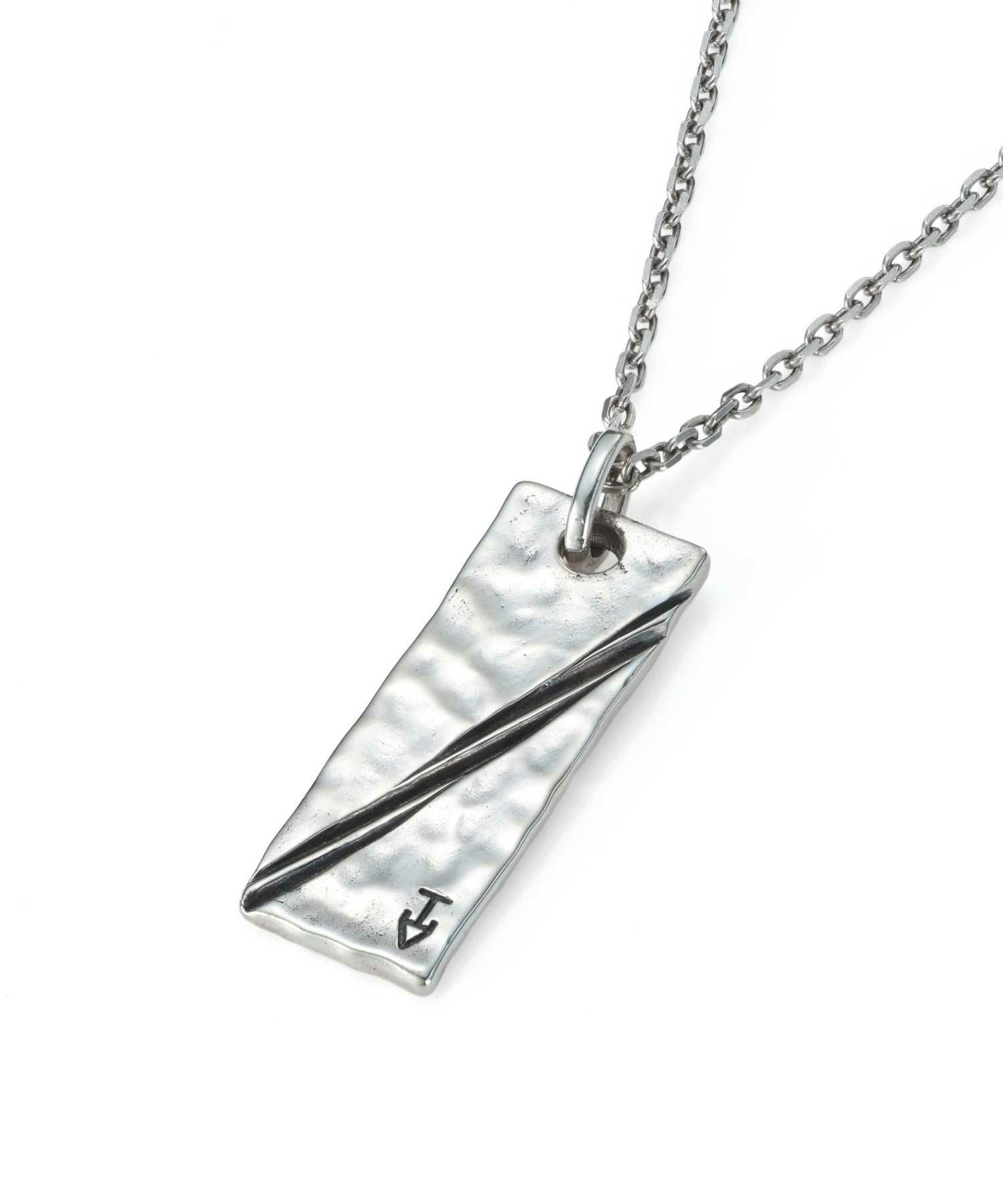 “Ivitz” eraスラッシュプレートネックレス/シルバー925