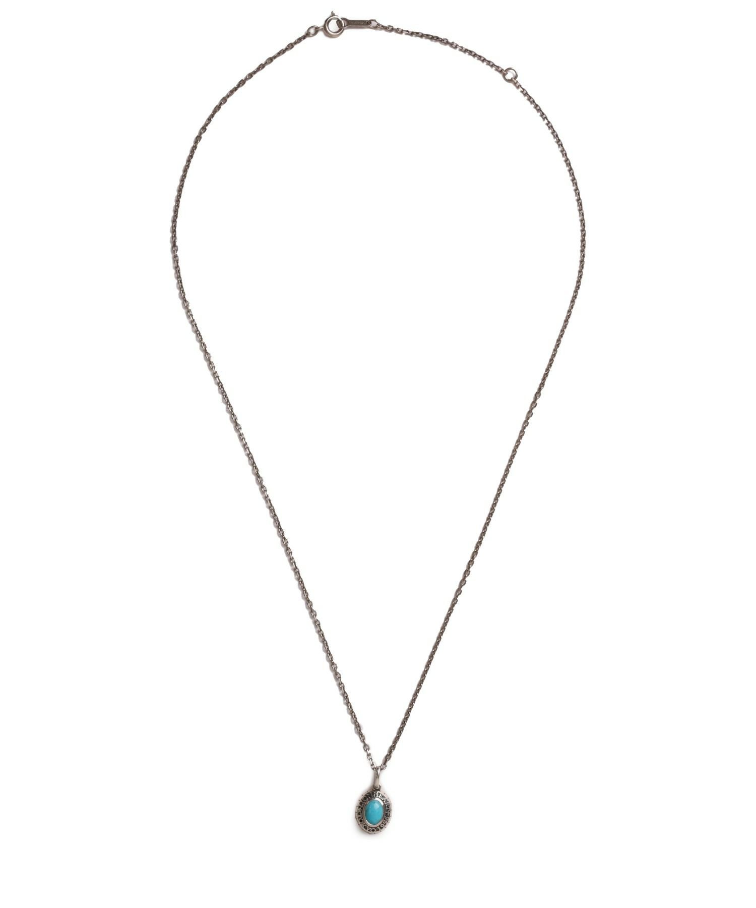 BASIC”カレッジネックレス/ターコイズ/シルバー925 | LION HEART STORE